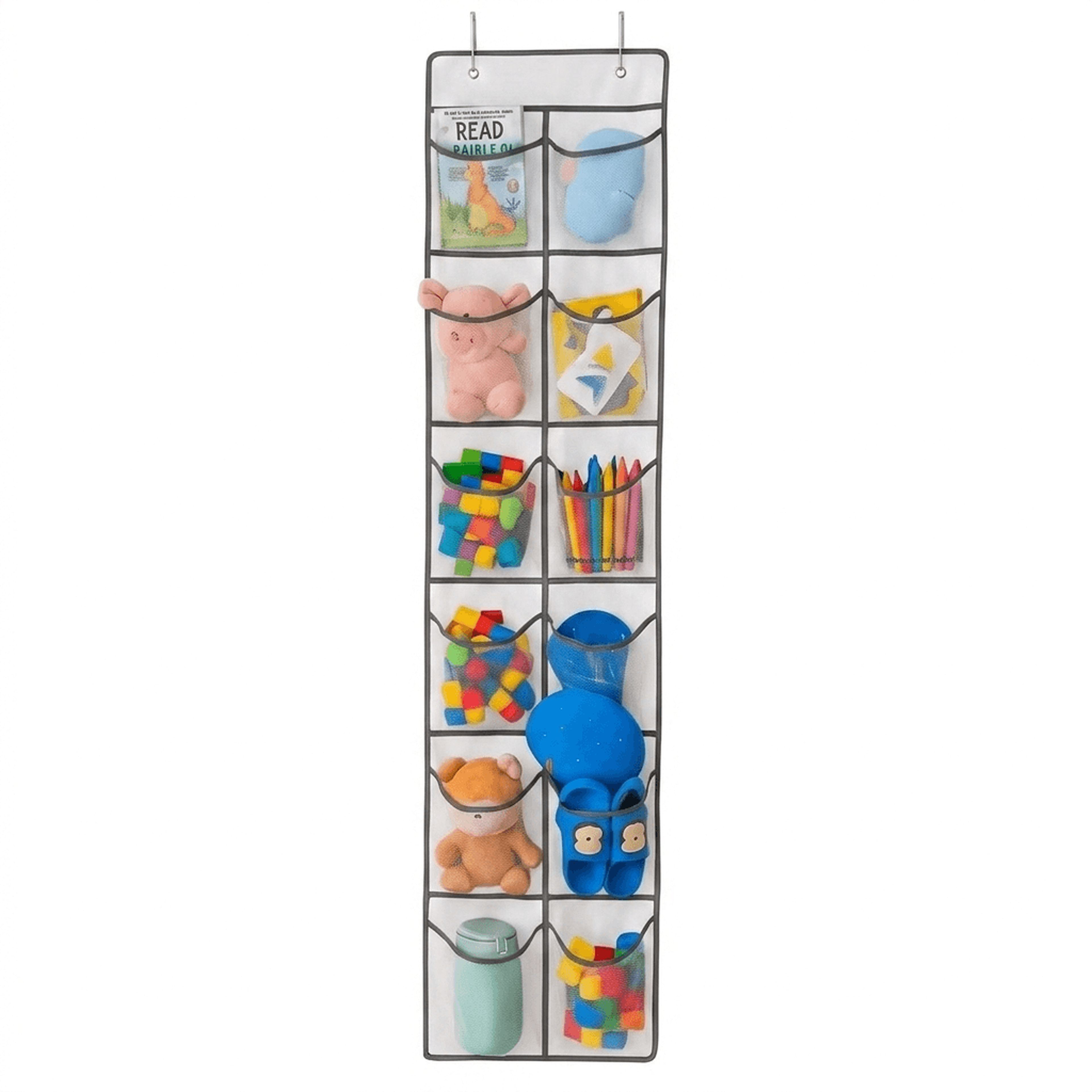 over the door shoe organizer large mesh pockets hanging shoe storage rack with hooks