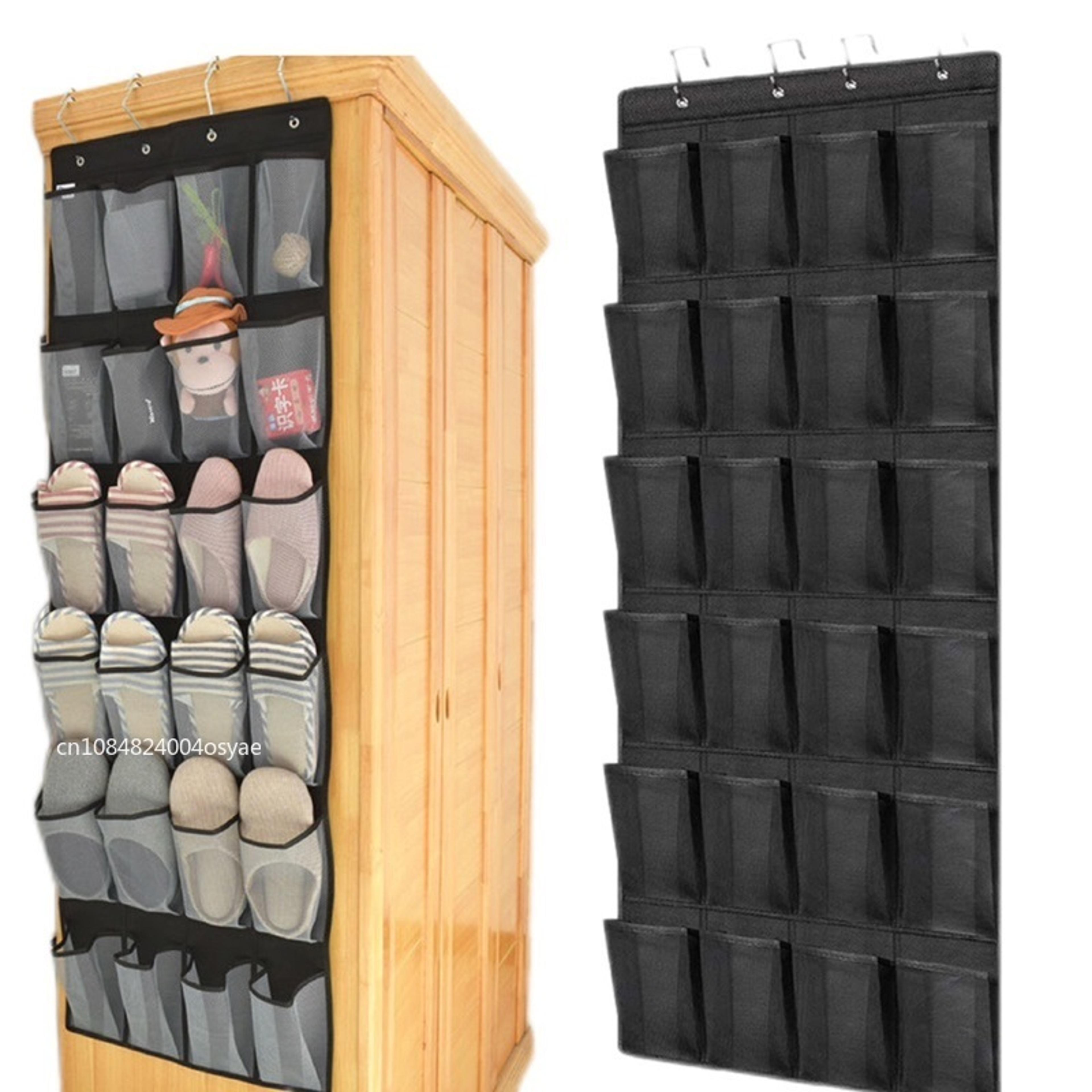 grid over the door shoe organizer large mesh hanging shoe rack for closet storage