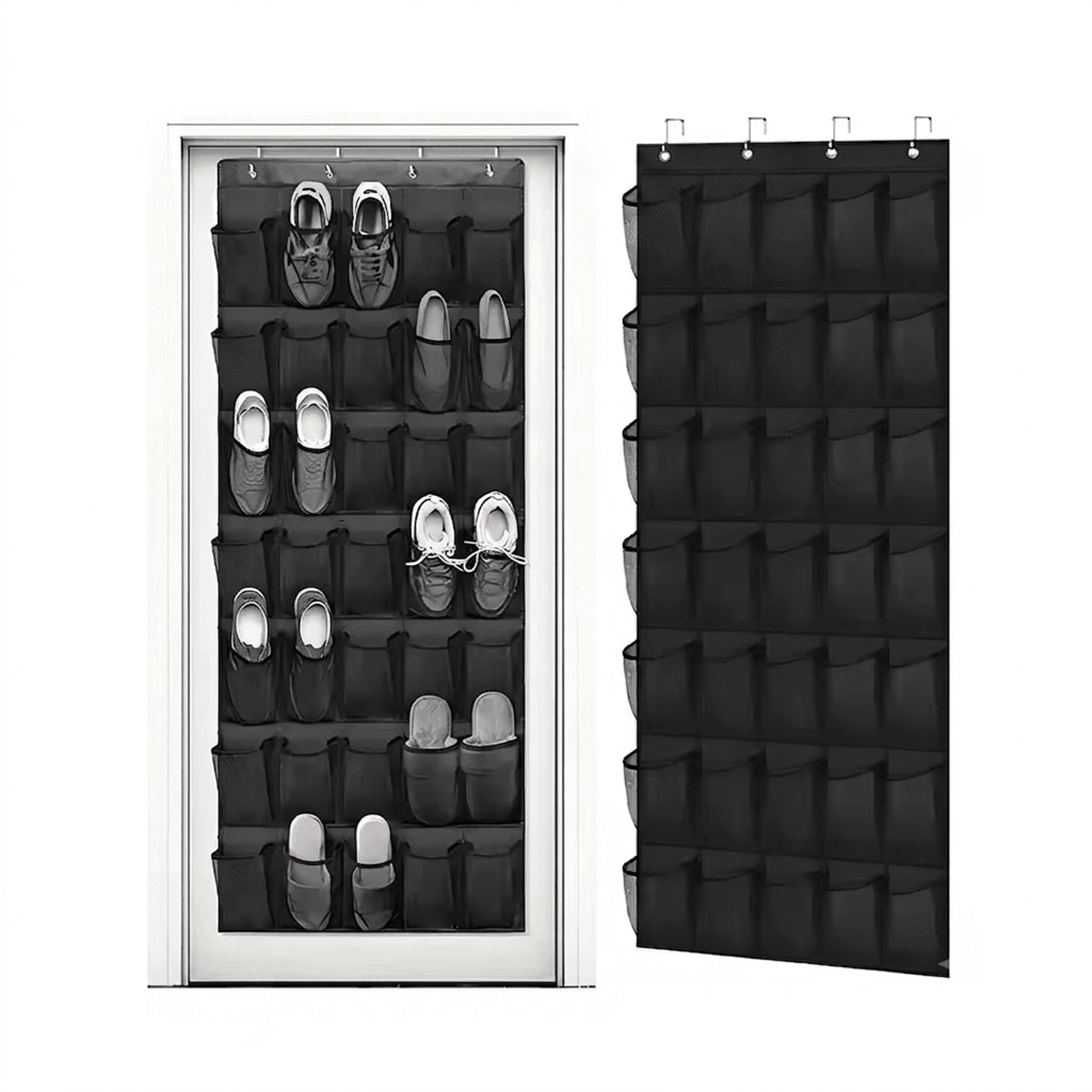 pocket over the door shoe organizer large hanging shoe storage racks