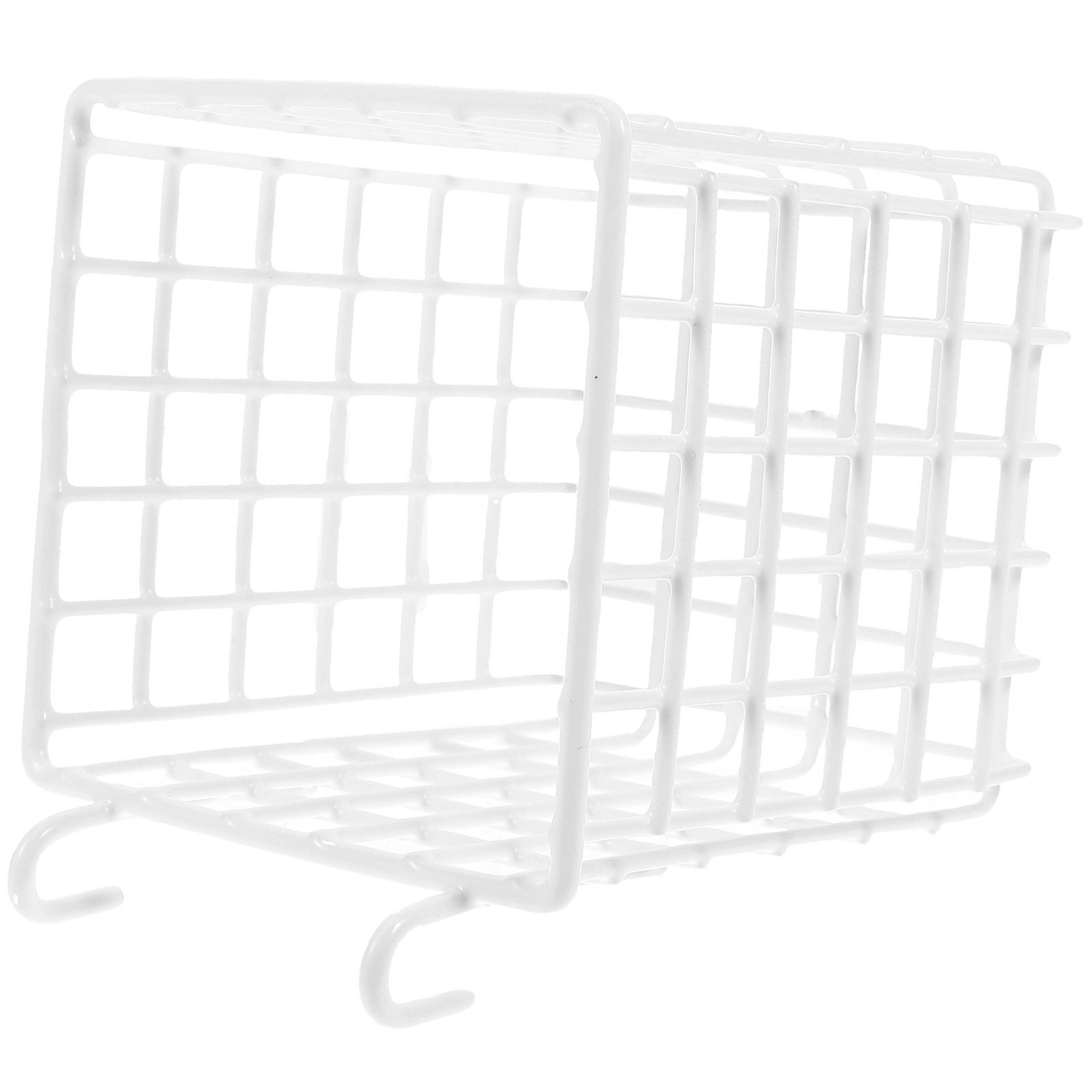 iron wire over door organizer hanging basket for kitchen cabinet storage
