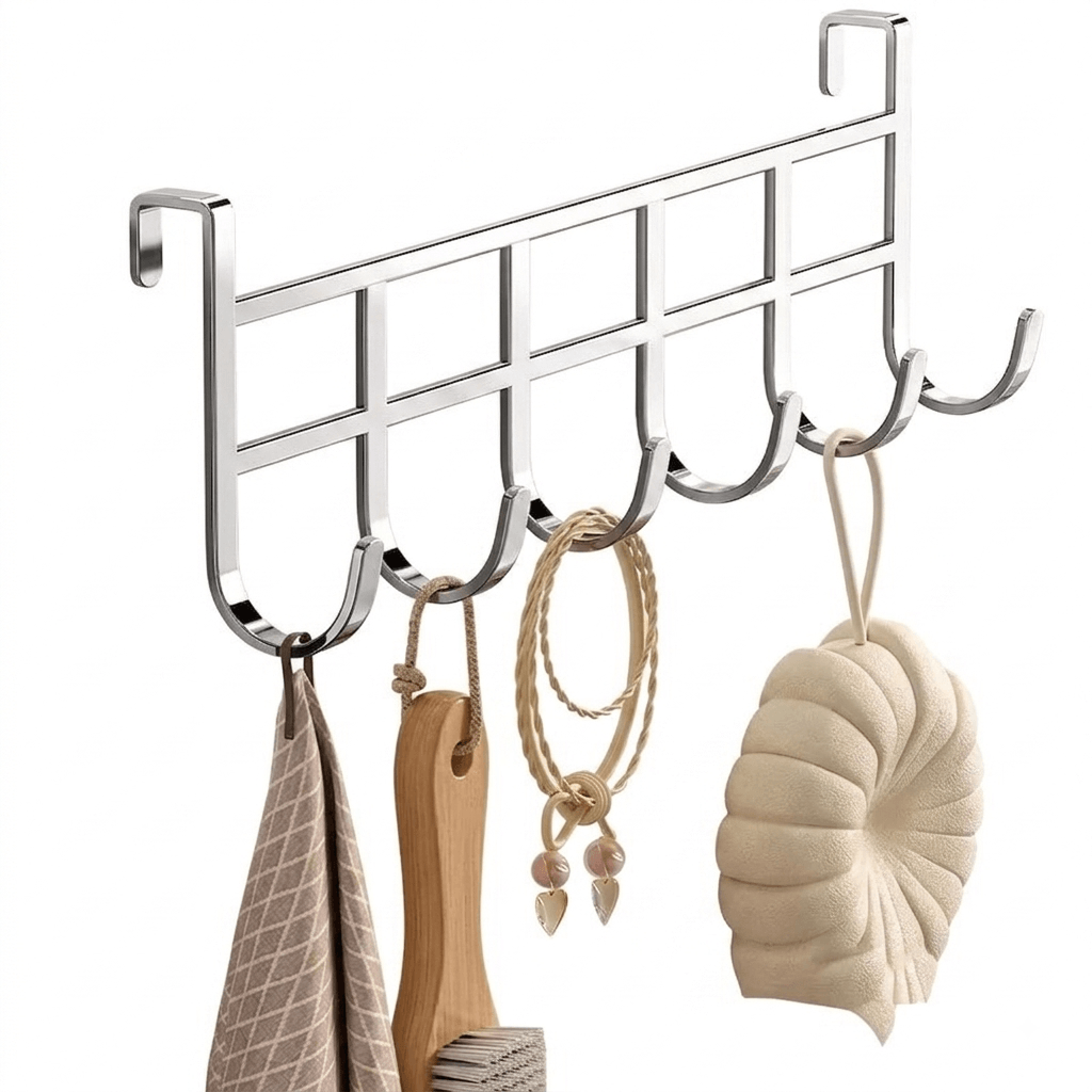 over the door hooks no drill storage rack for kitchen bathroom bedroom