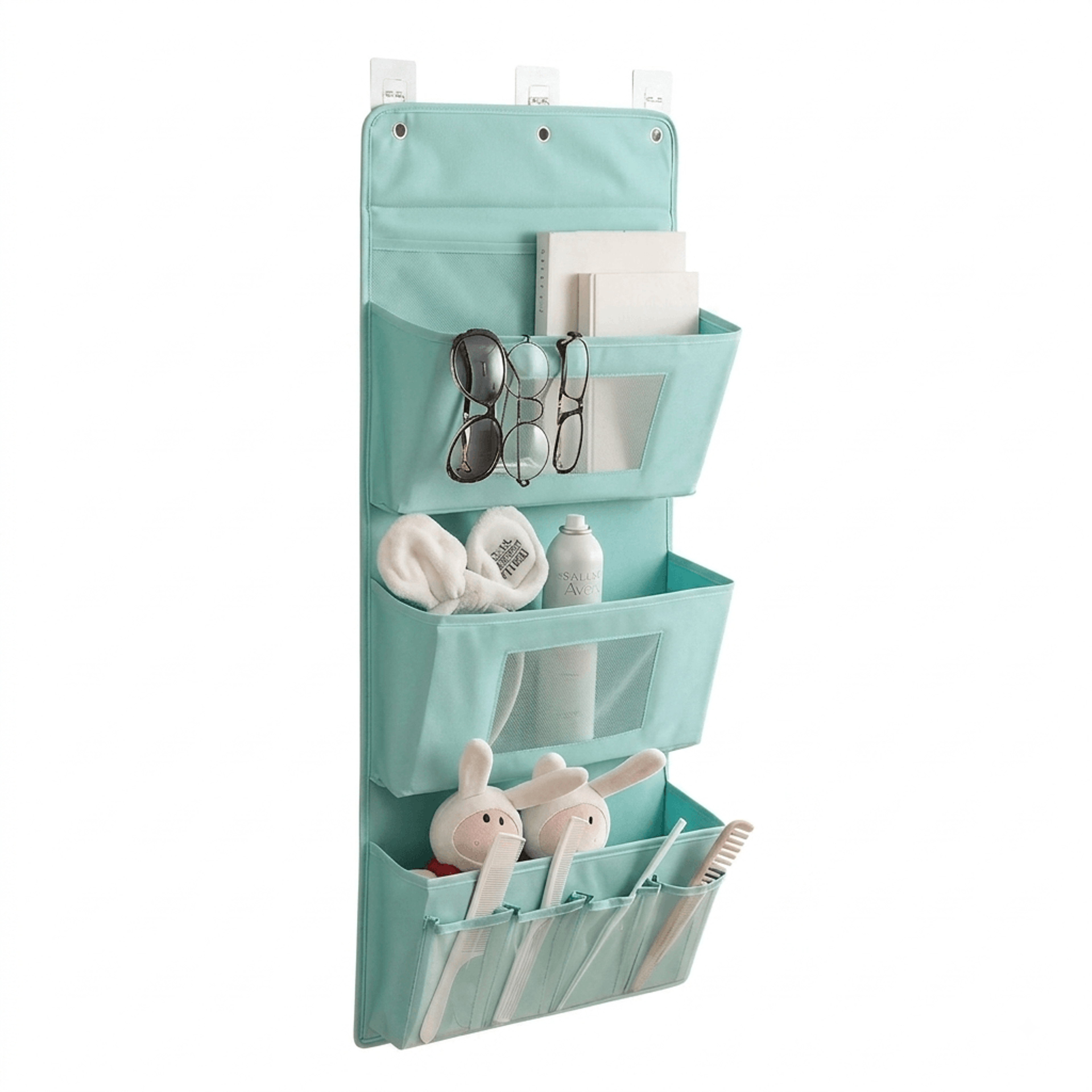 hanging storage bag behind door organizer for clothes cosmetics and home storage