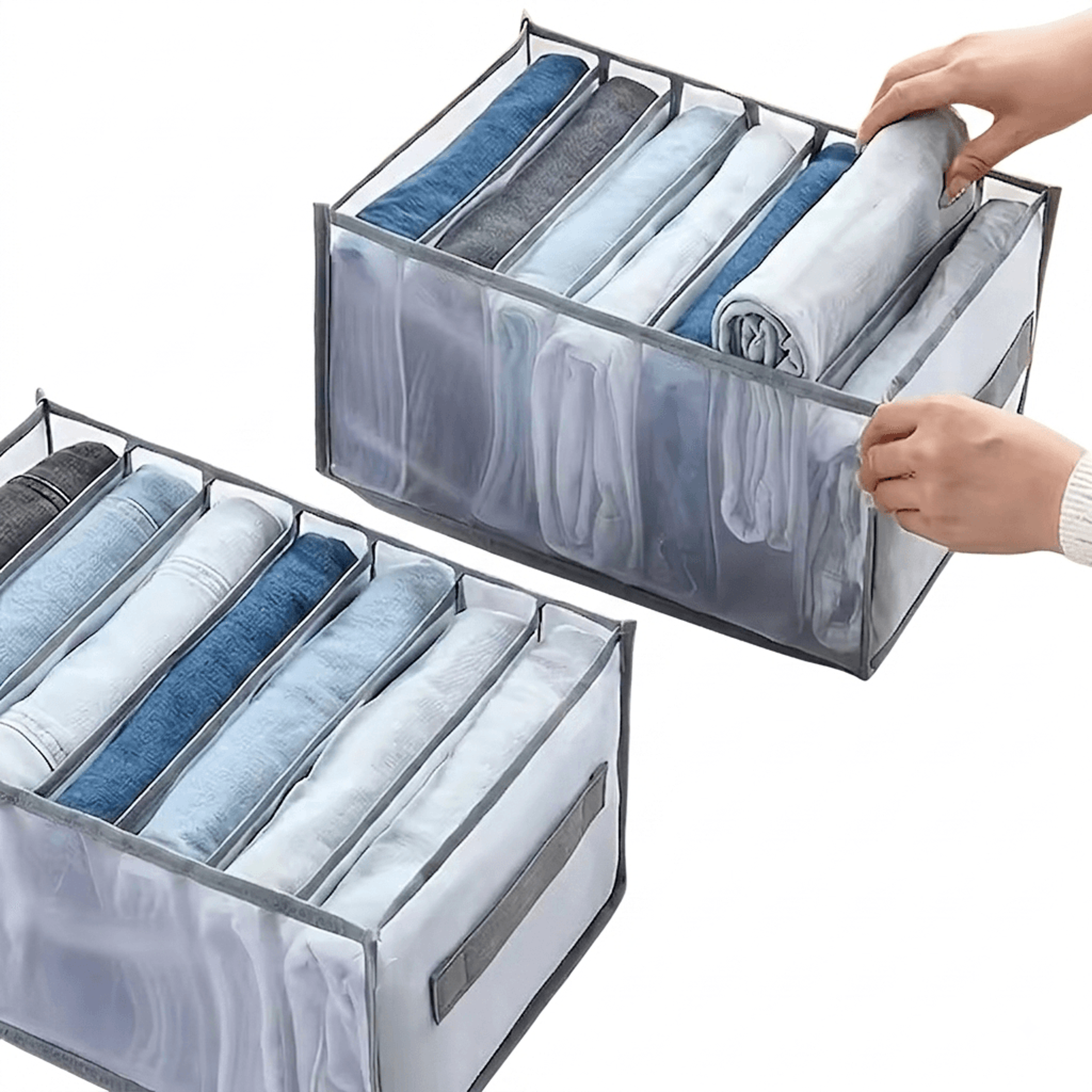 wardrobe organizer with handles foldable clothes storage bags and fabric storage organizer