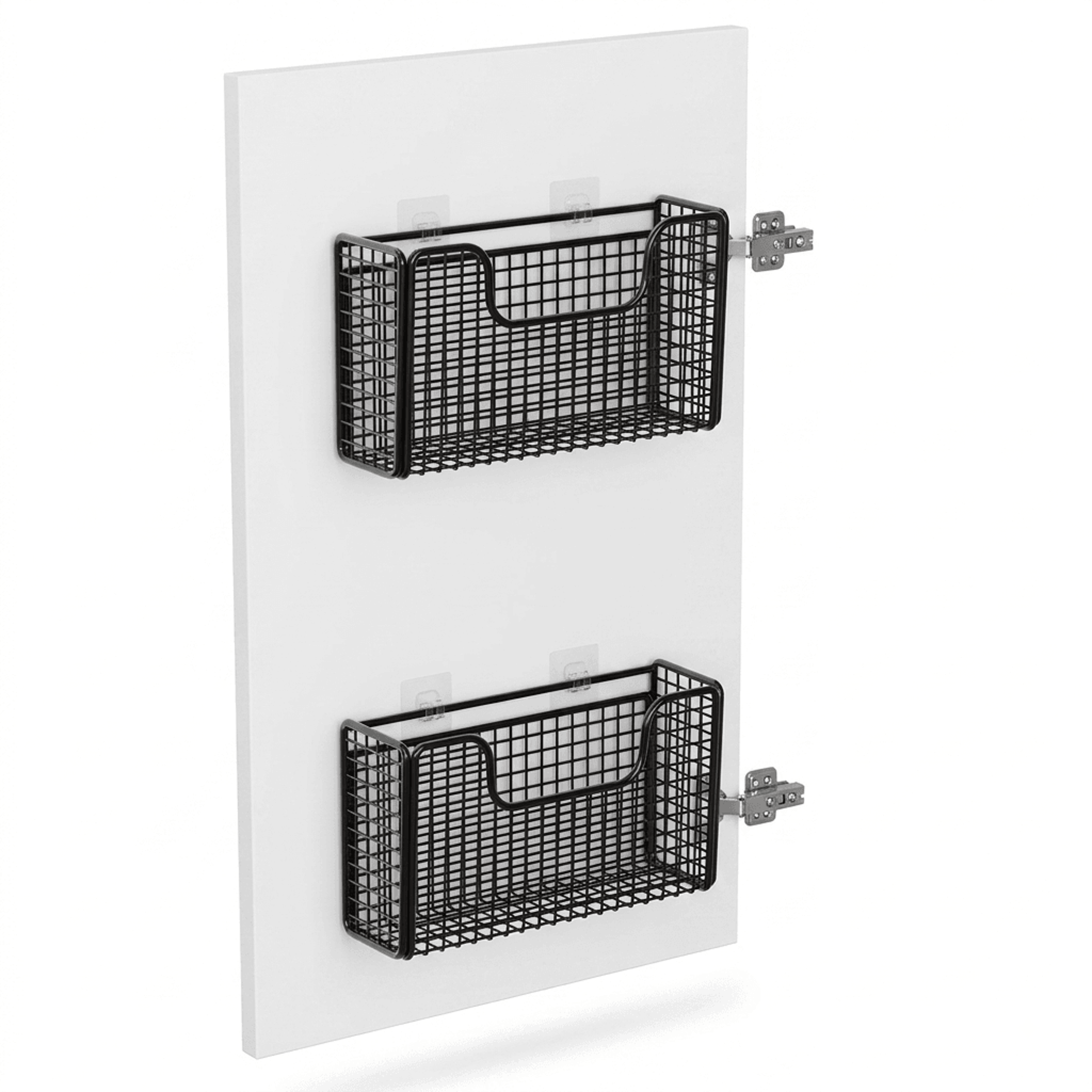 cabinet door organizer kitchen storage basket space saving door mounted storage bag