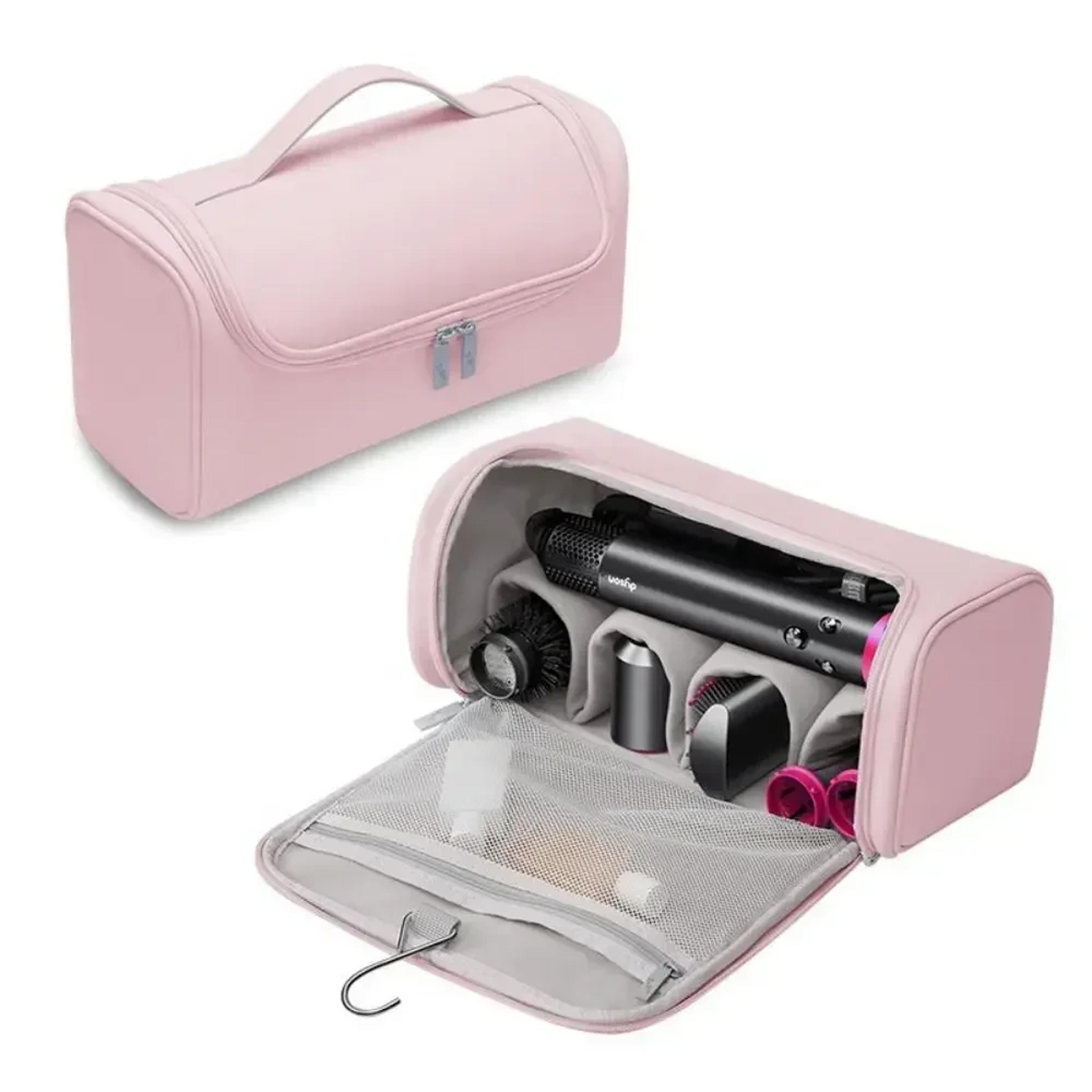 hanging hair dryer storage bag waterproof hair tool organizer for travel