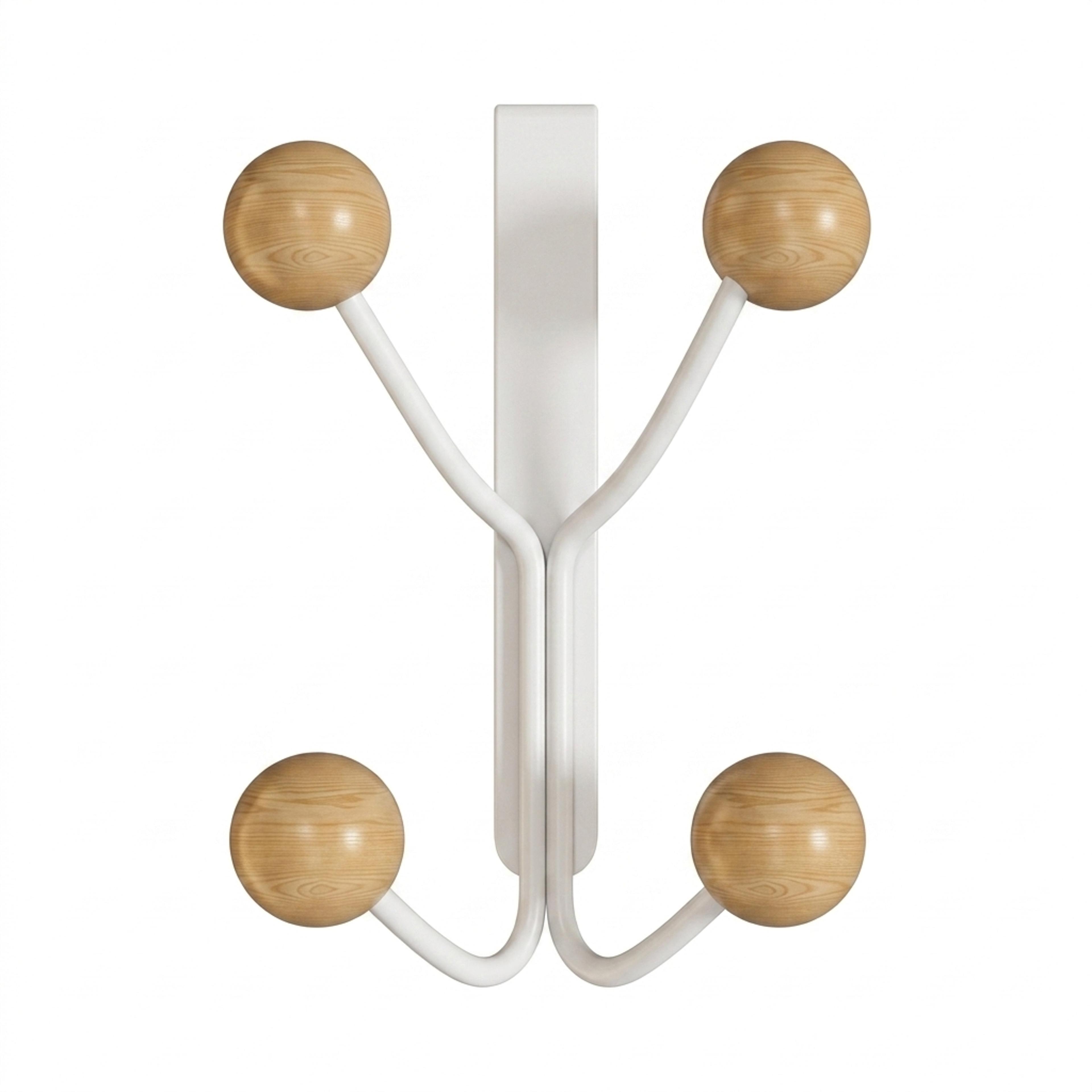 sturdy over the door hooks metal and wood door hanger organizer for coats towels and robes