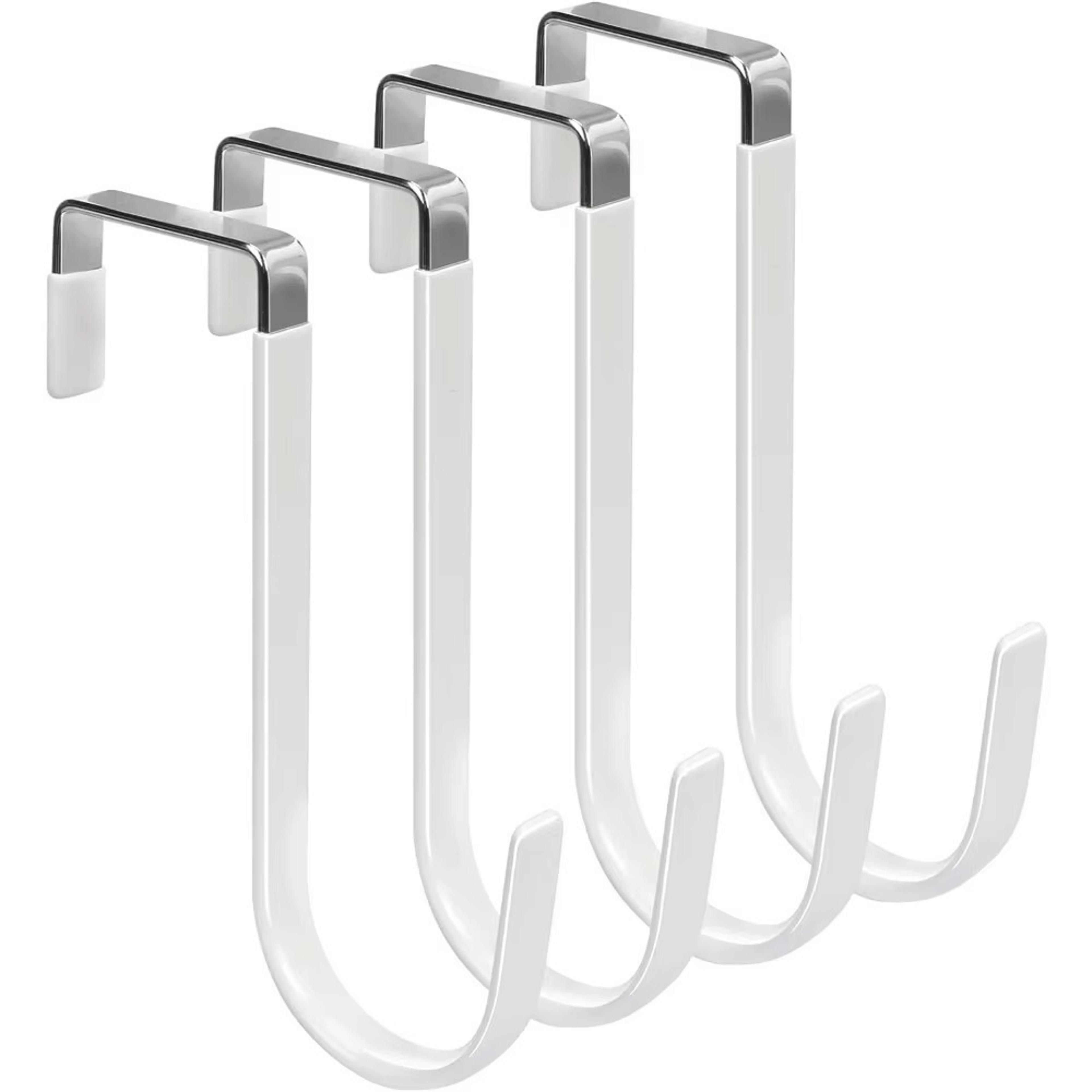 over the door hooks with rubber coating no drill towel and coat hangers