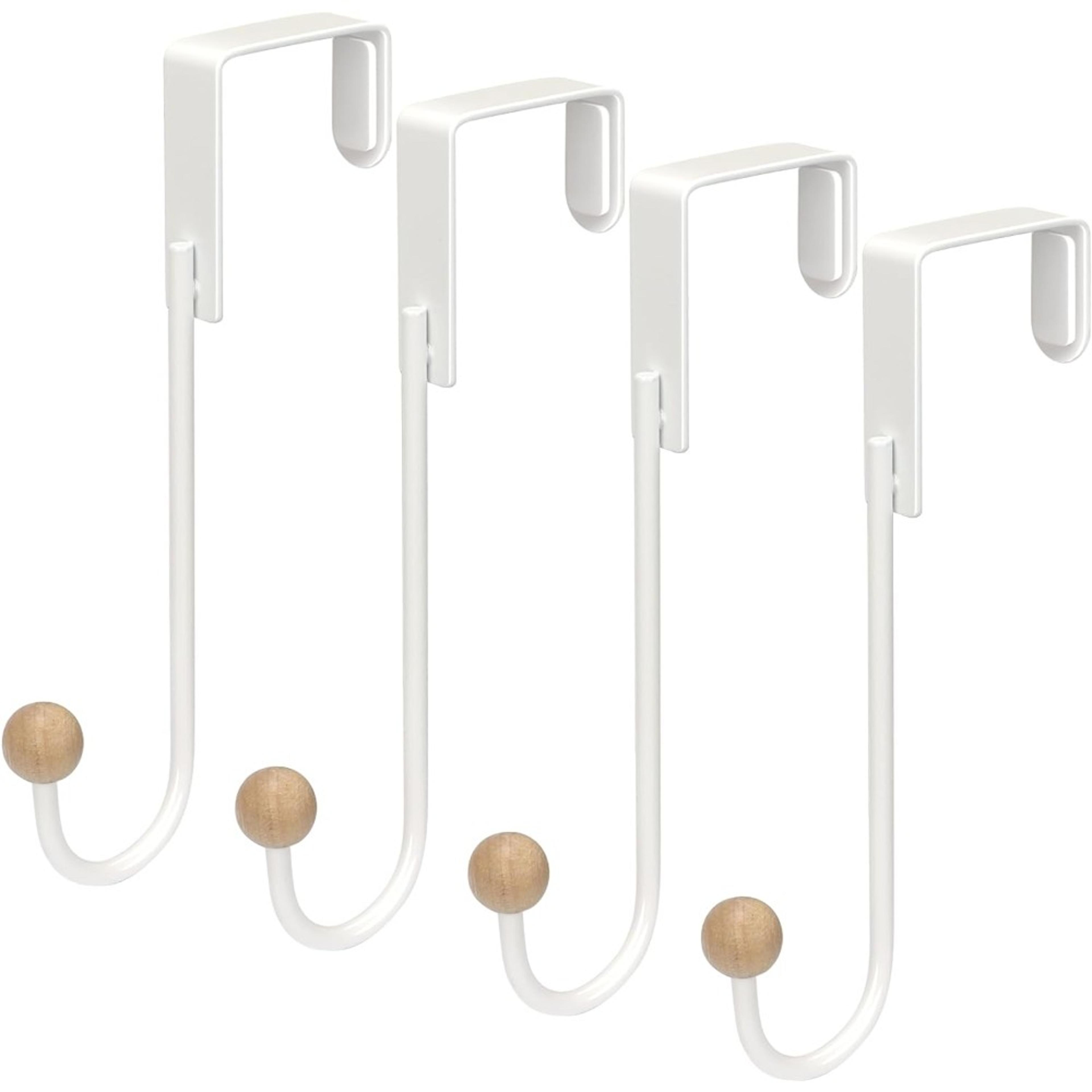 heavy duty over the door hooks for space saving home organization