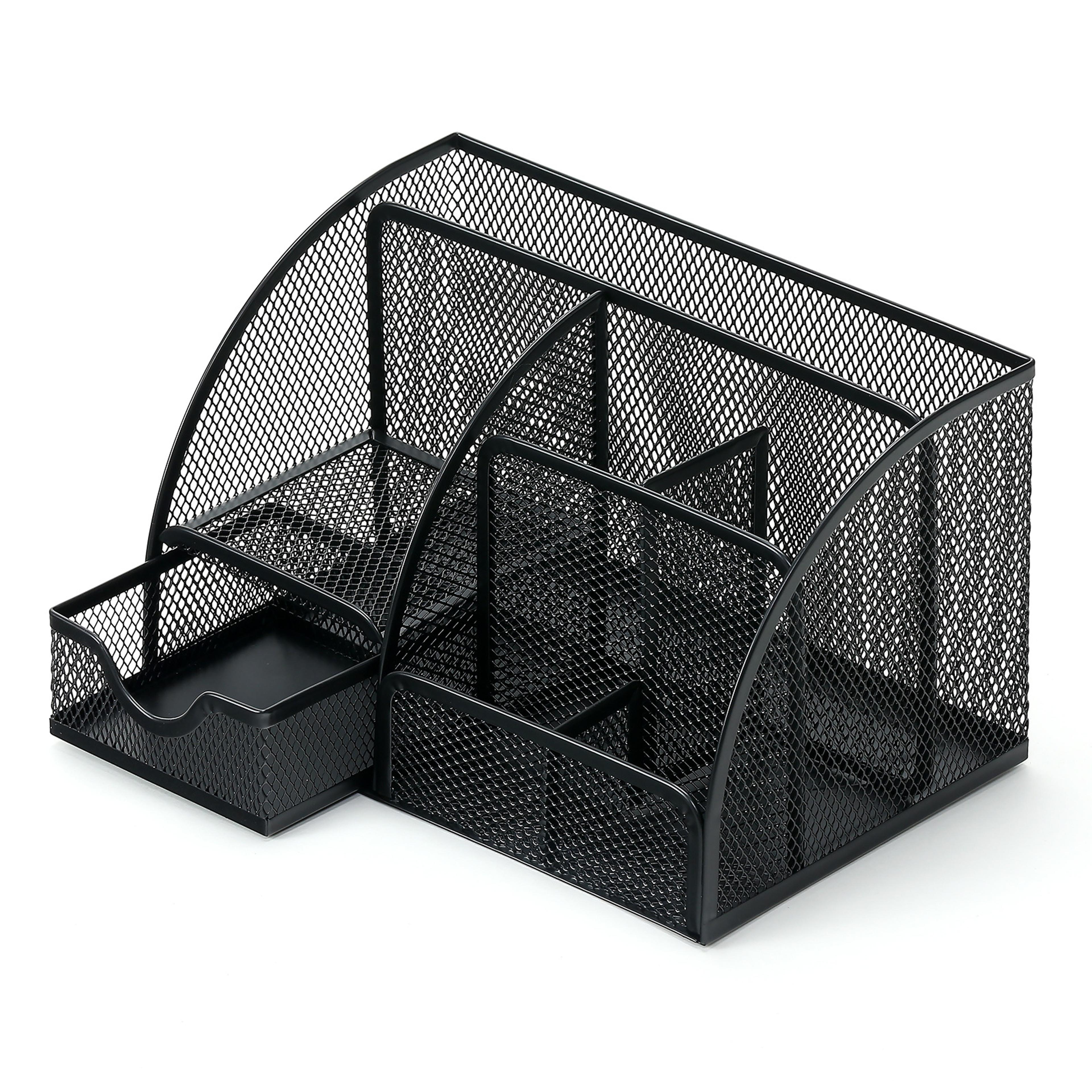 large capacity metal pen holder desk organizer for office school and home