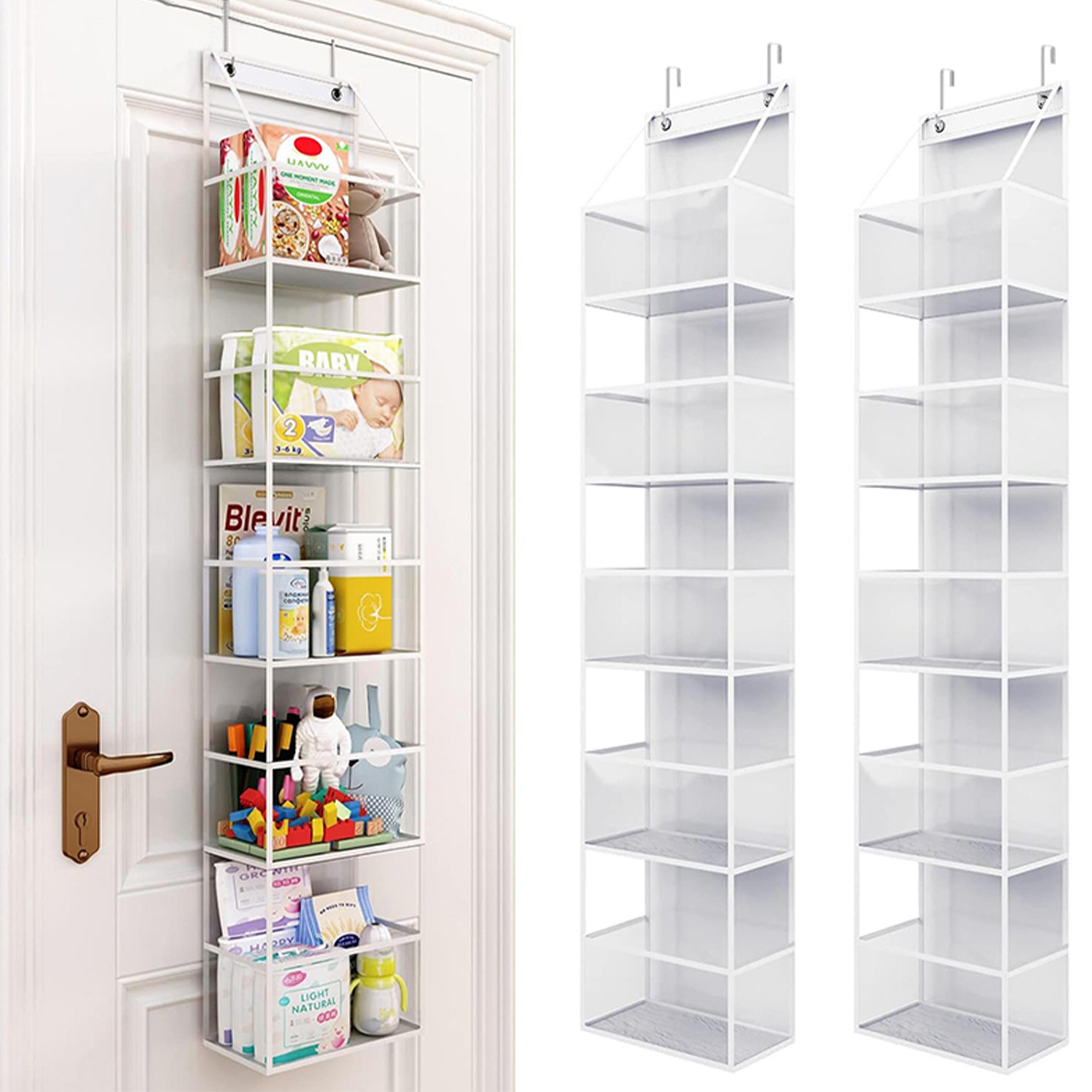 hanging door storage organizer multi layer closet bag for dorm room