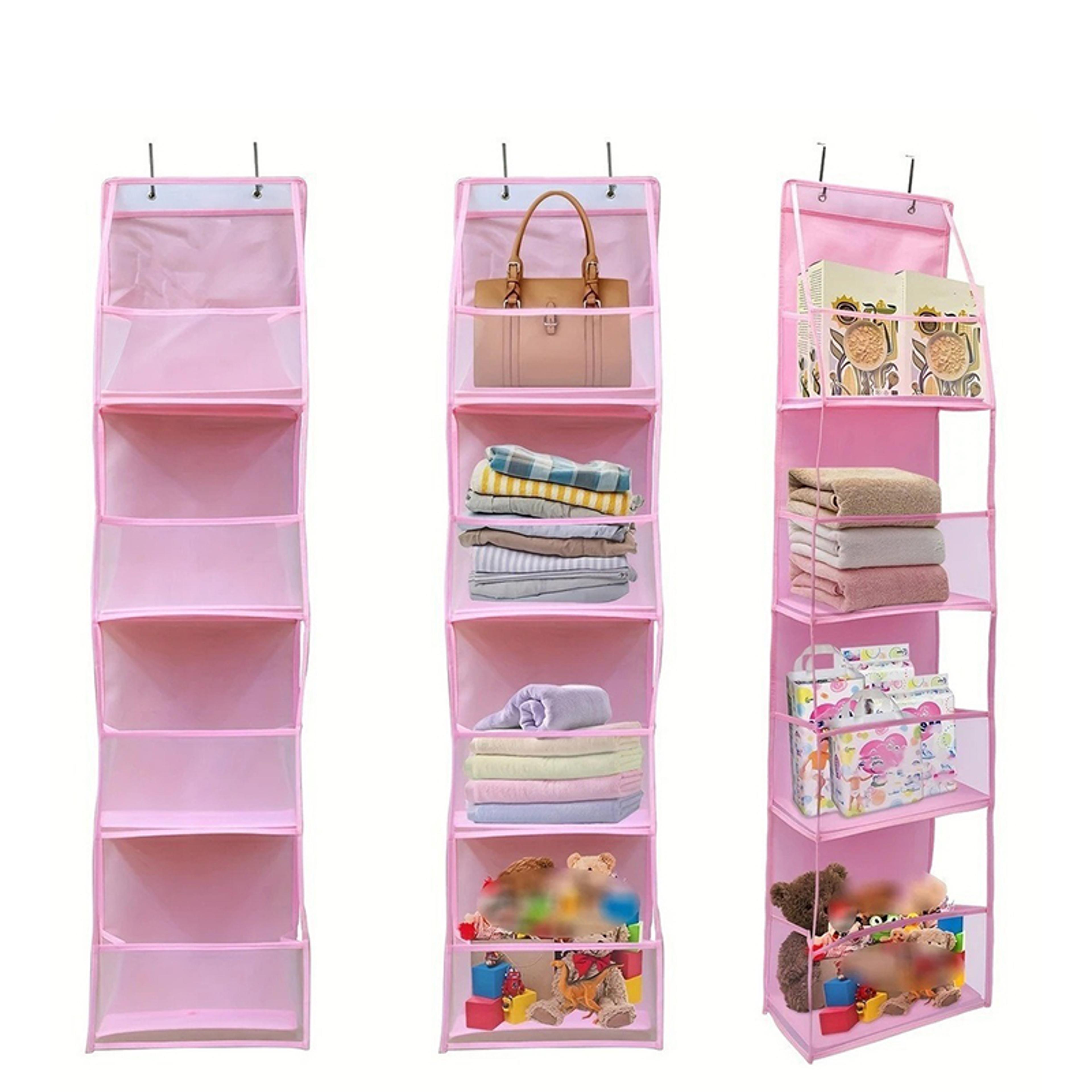 layer over the door organizer hanging storage bag for clothes toys and accessorie