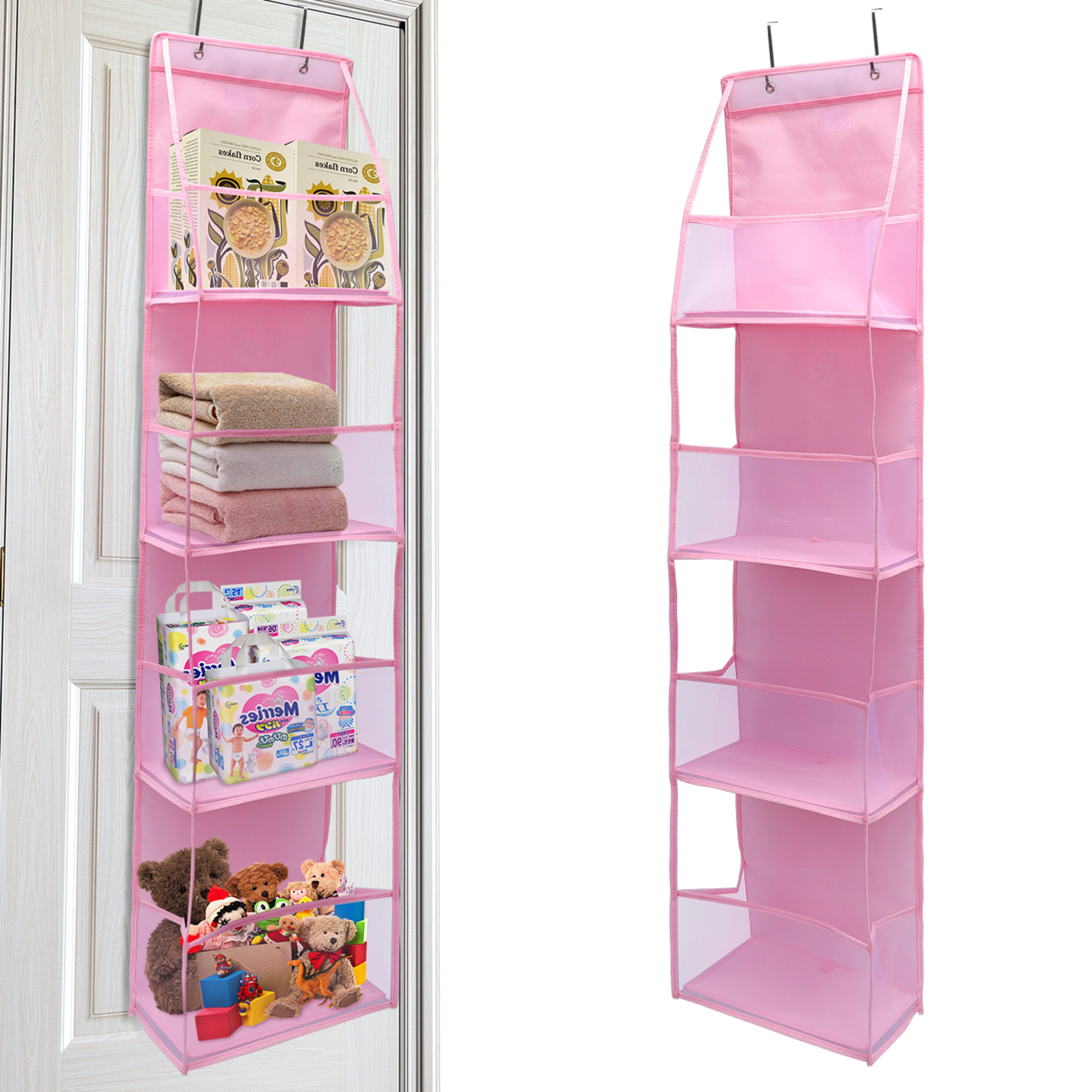 pocket hanging storage bag foldable over door organizer for clothes toys and accessories