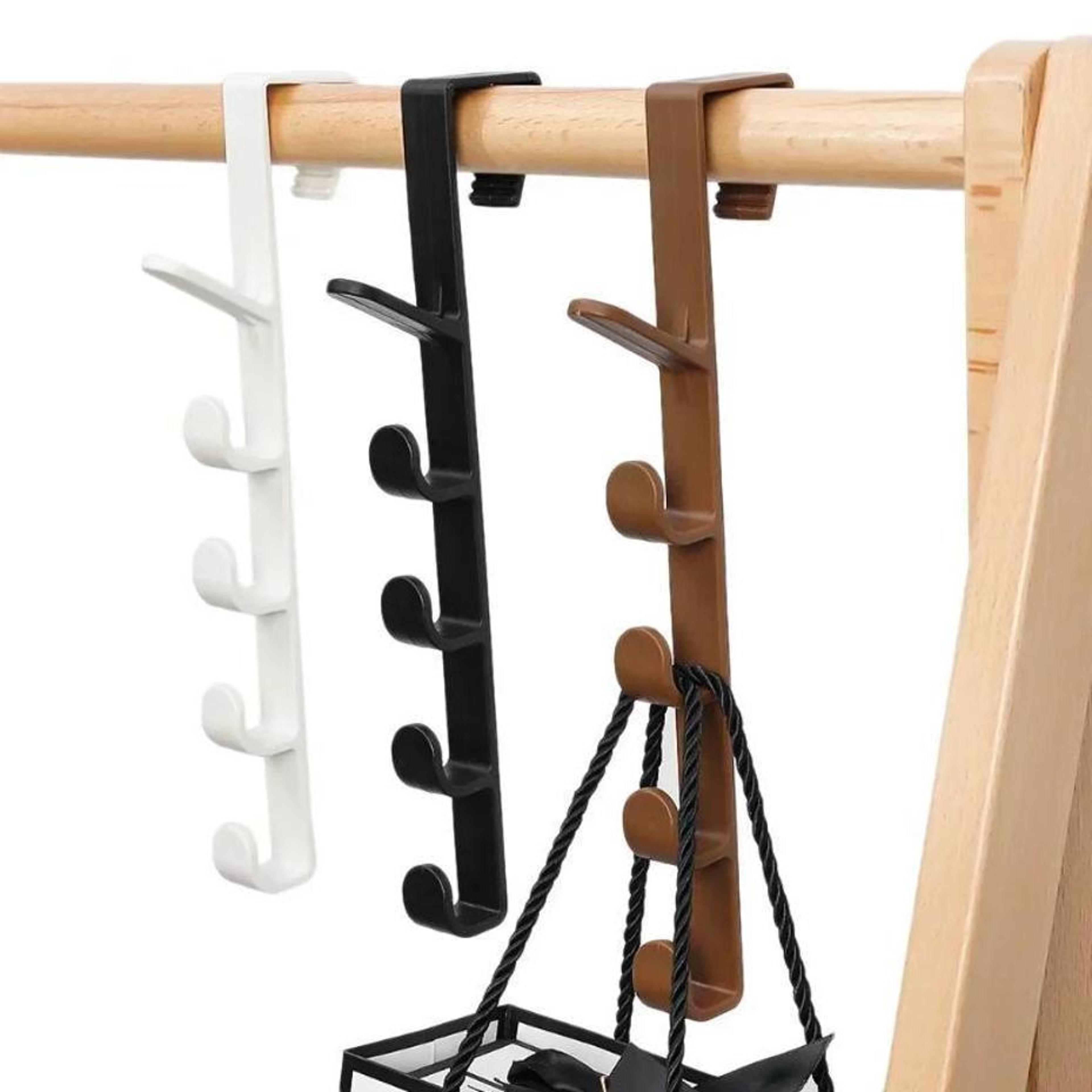 over door hooks clothes hanging rack space saving storage organizer for bedroom bags