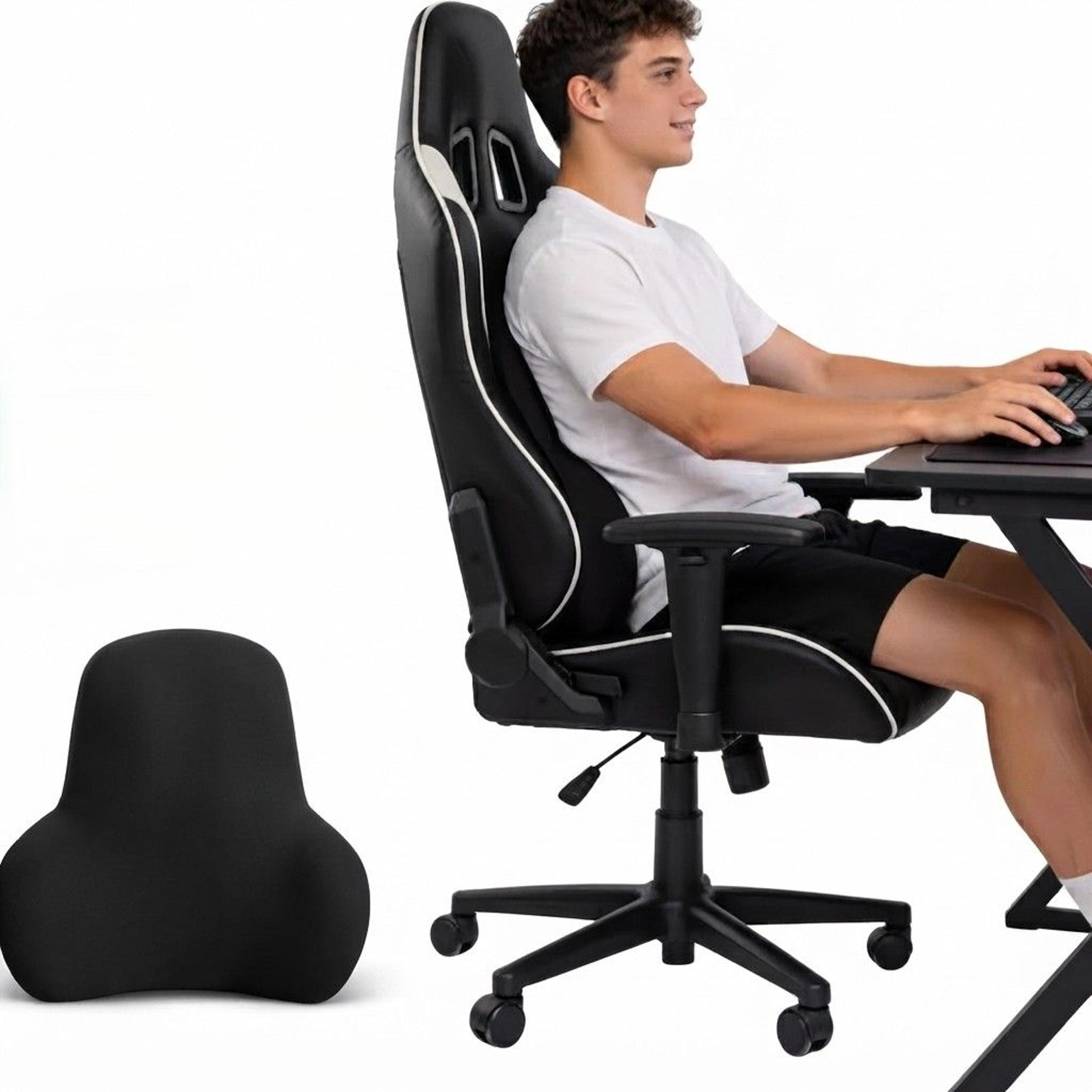 memory foam lumbar support pillow back support cushion for car office gaming chair