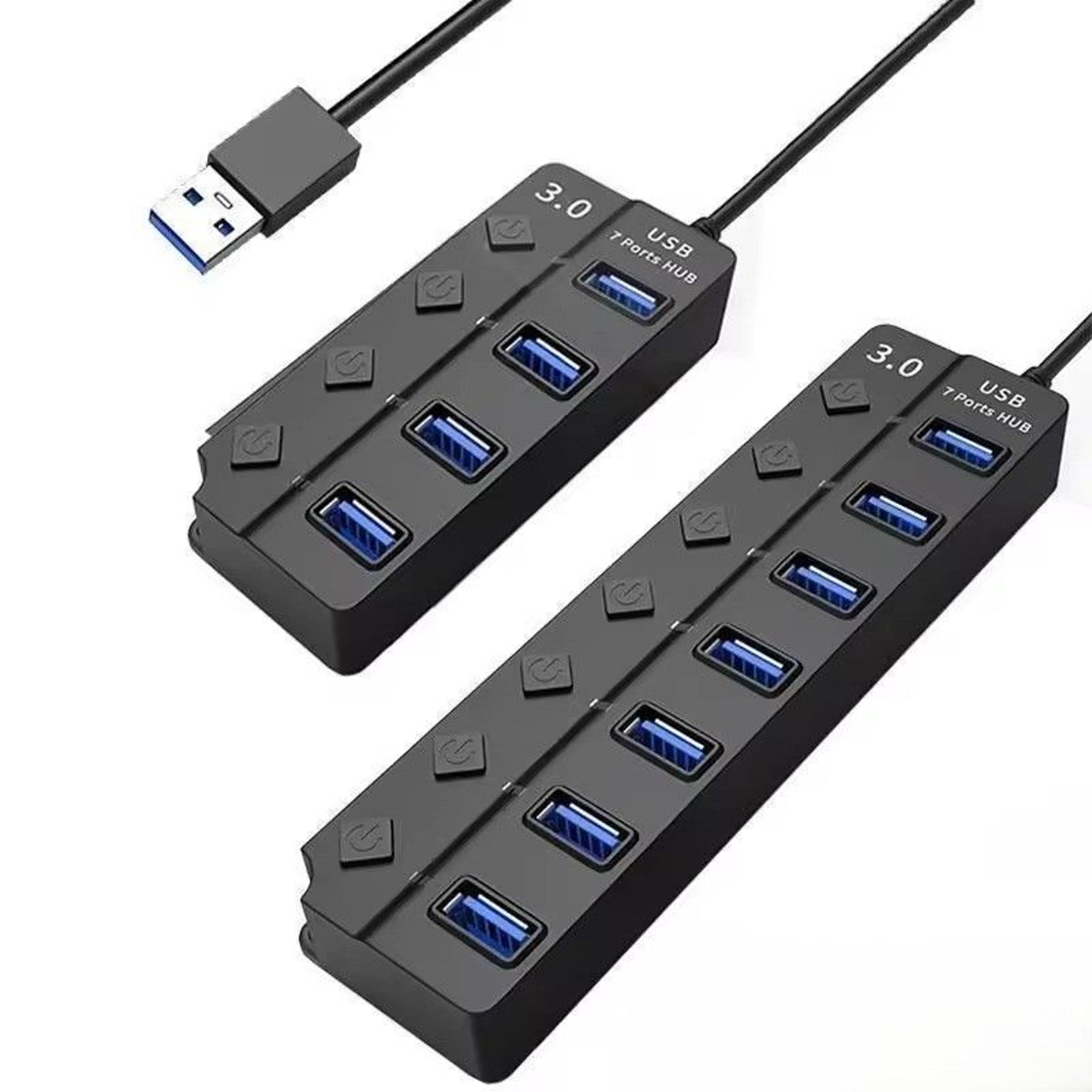 port usb hub with switches portable multiport adapter for laptop pc