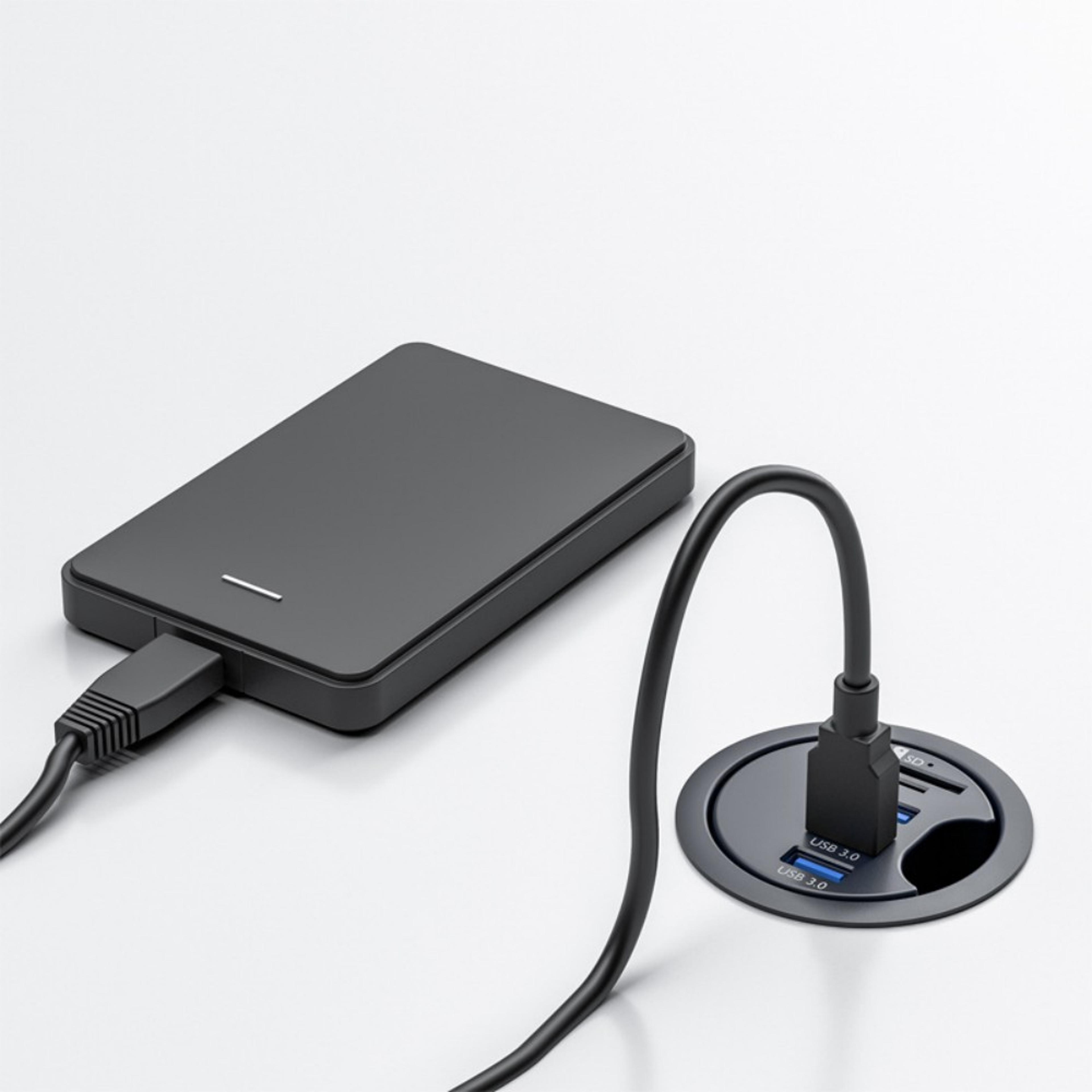 fc&ec in desk usb hub docking station with sd tf card reader and desktop usb splitters