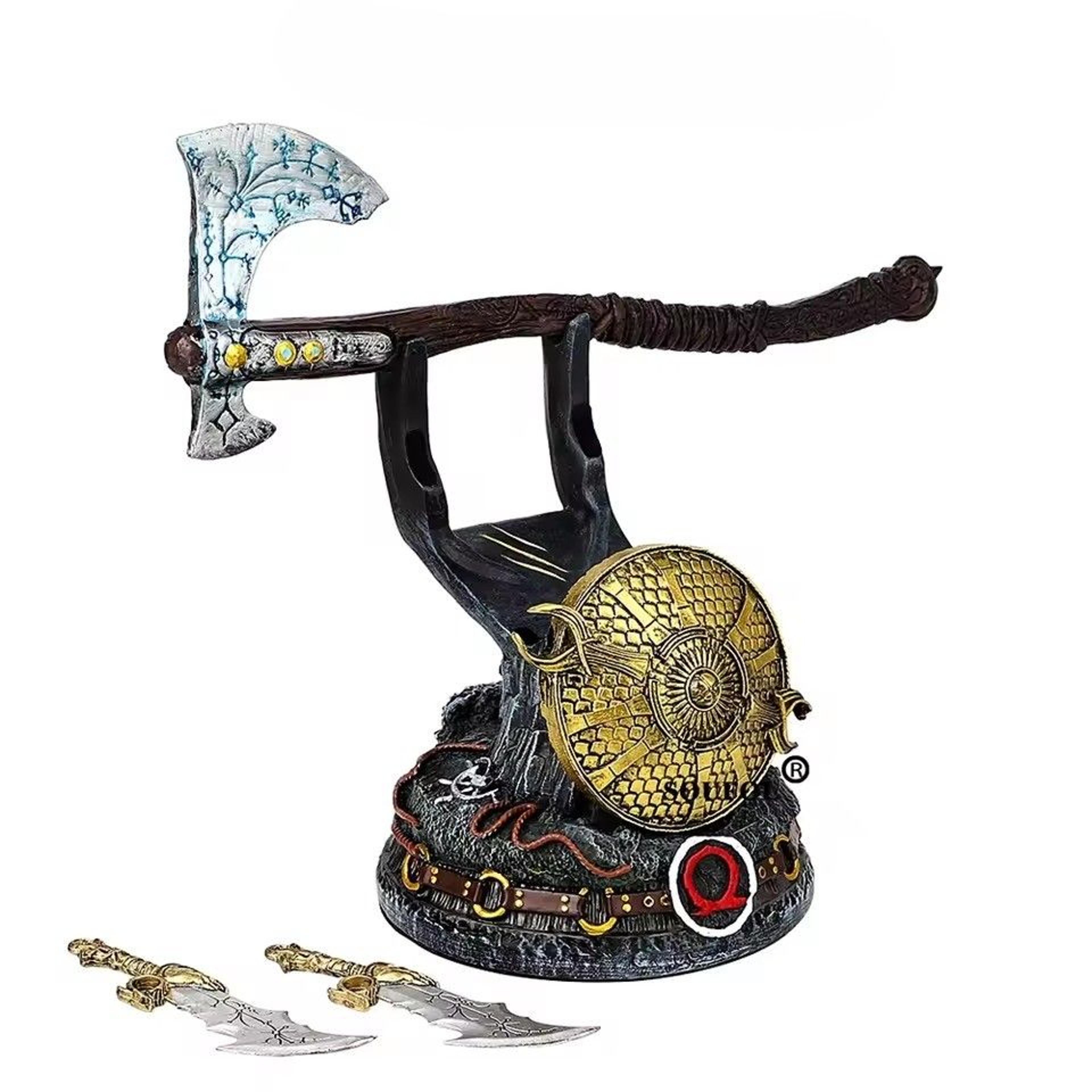 god of war controller stand for xbox gaming setup decoration