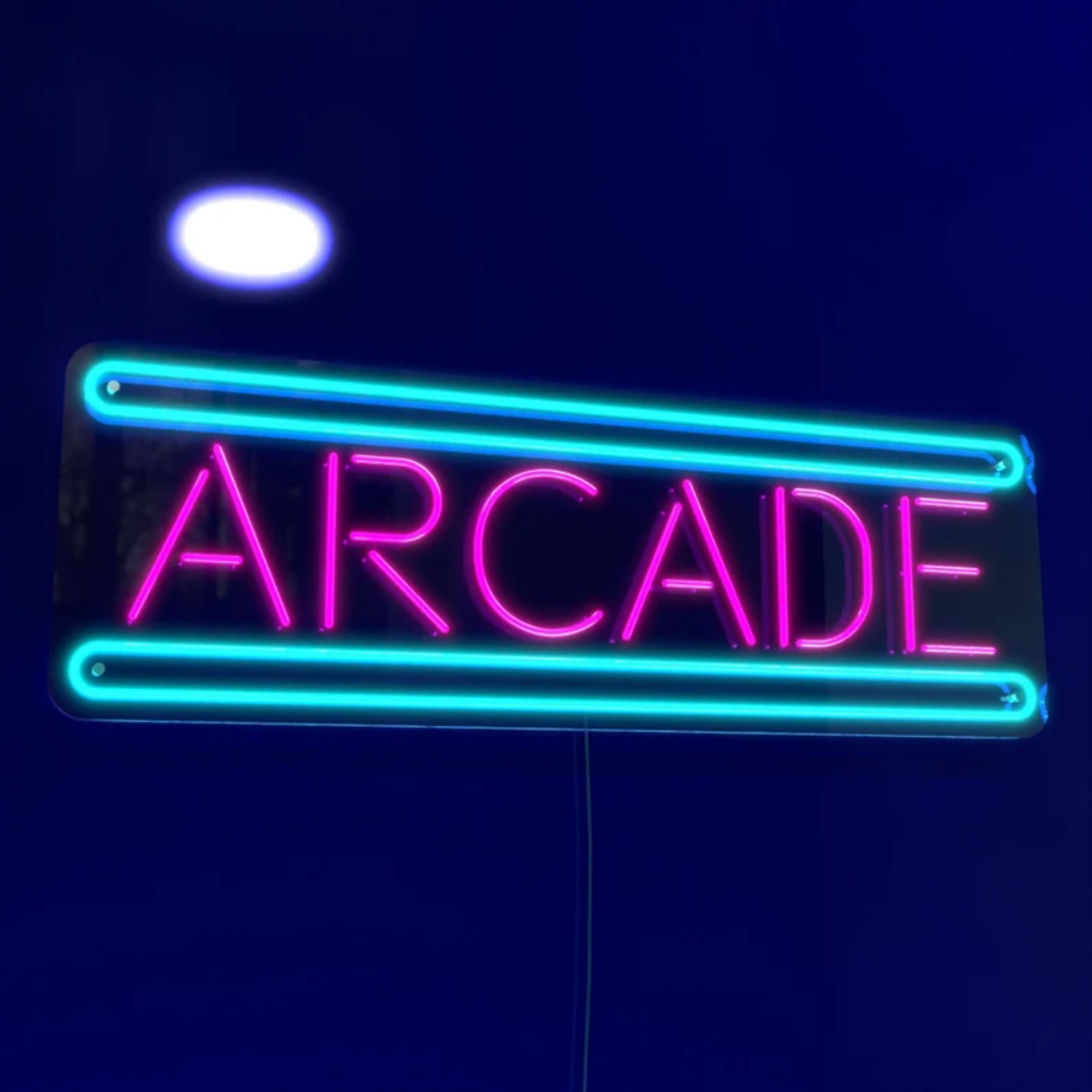 arcade neon signs led usb adjustable brightness gaming room wall lights