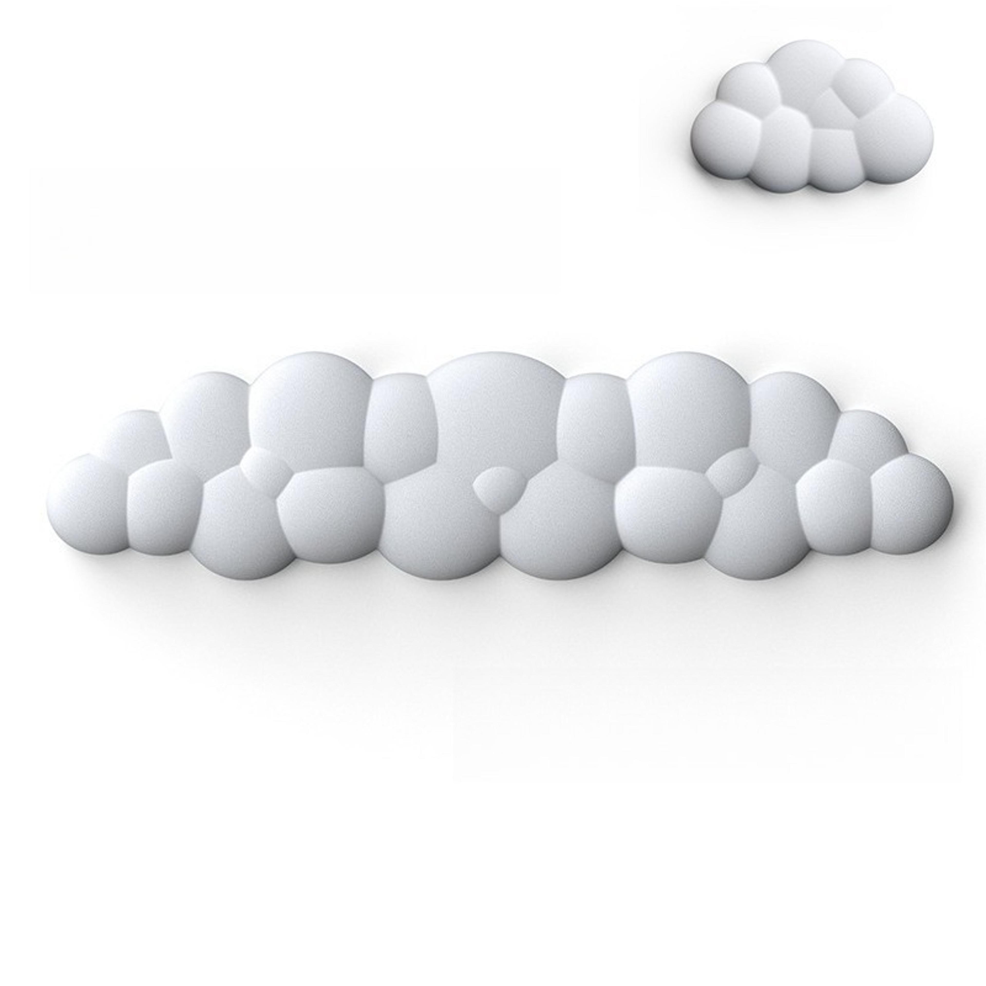cloud soft ergonomic mouse pad with wrist rest for gaming office desks