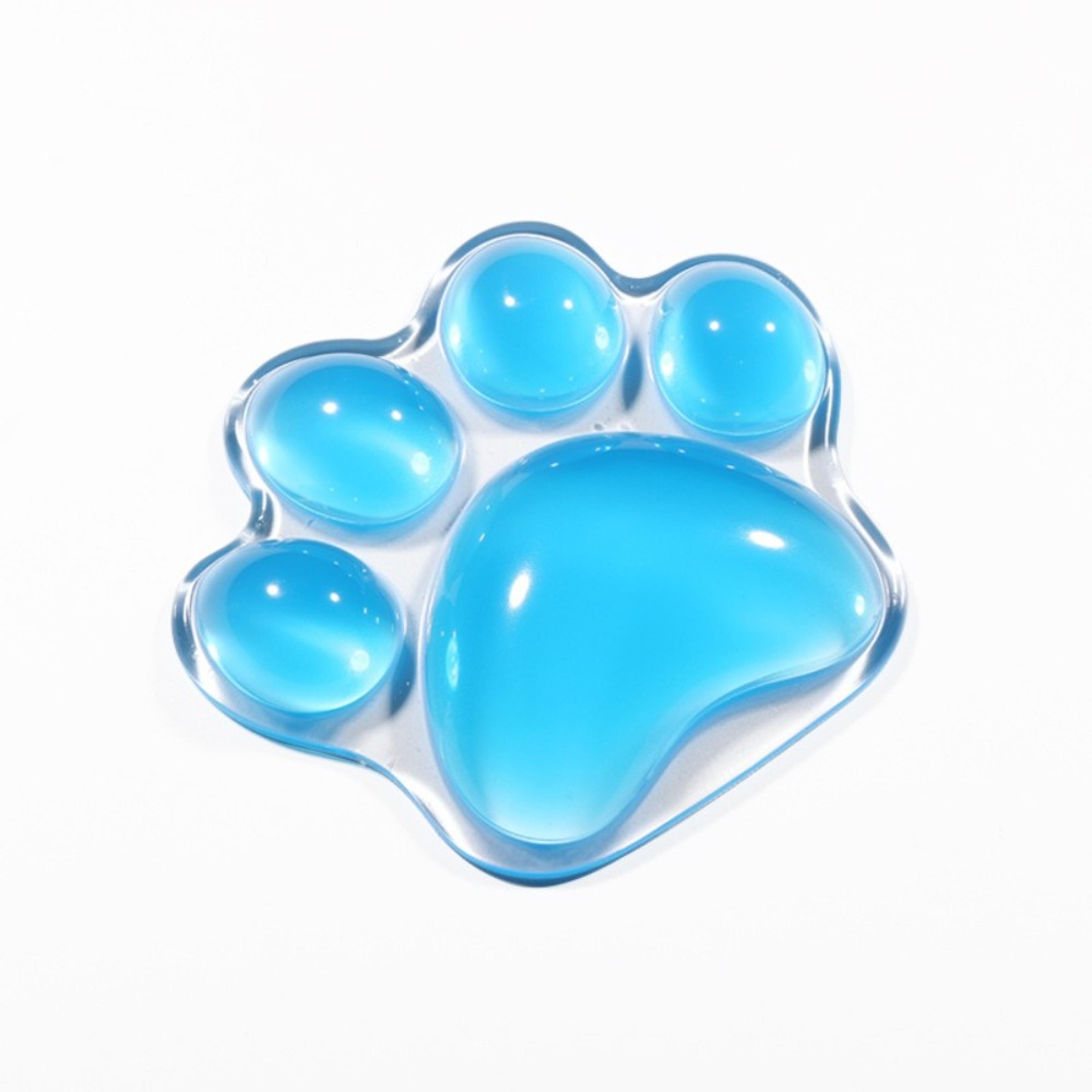 cat paw wrist rest pad transparent mouse wrist support for comfortable gaming and office use