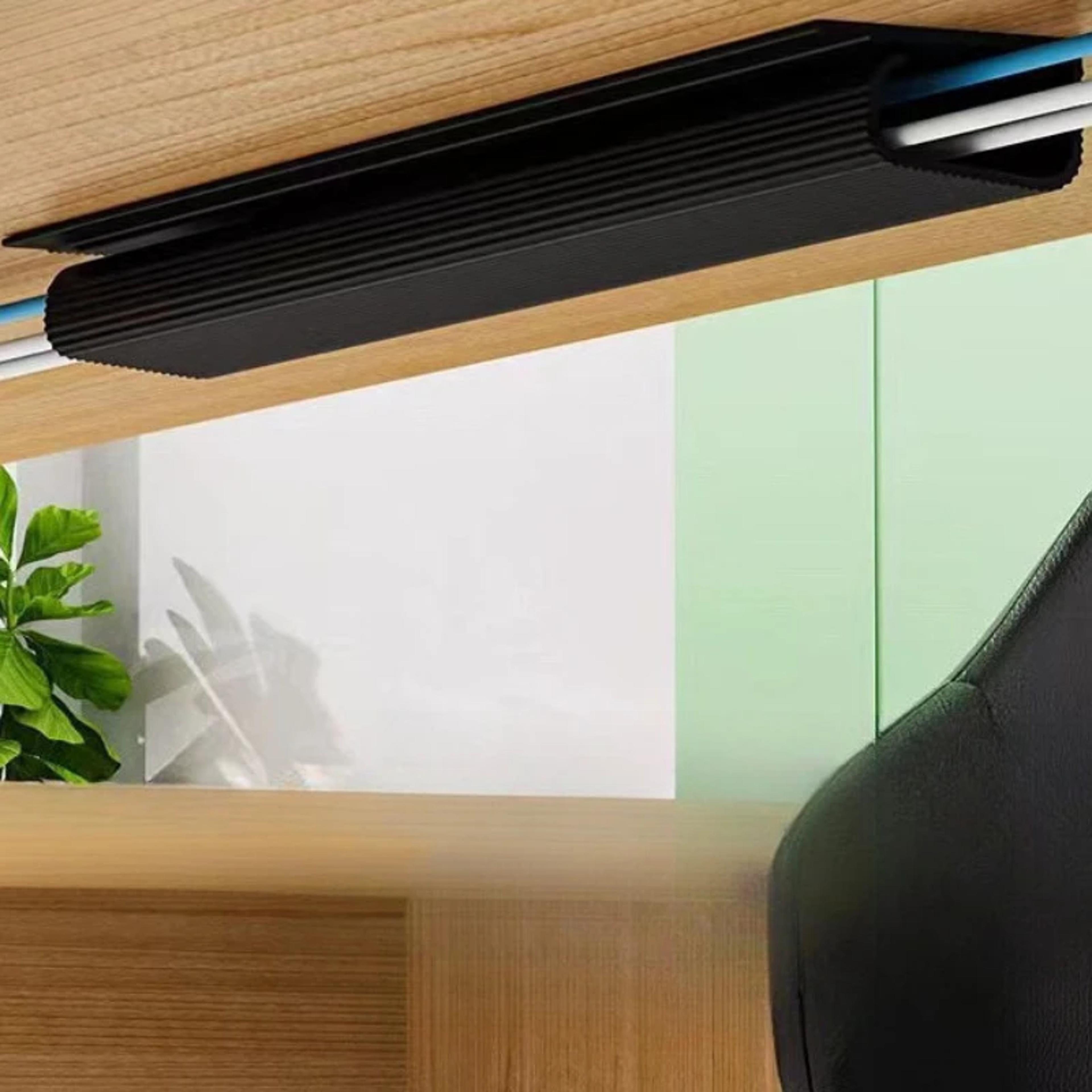 under desk cable organizer adhesive cable management raceway