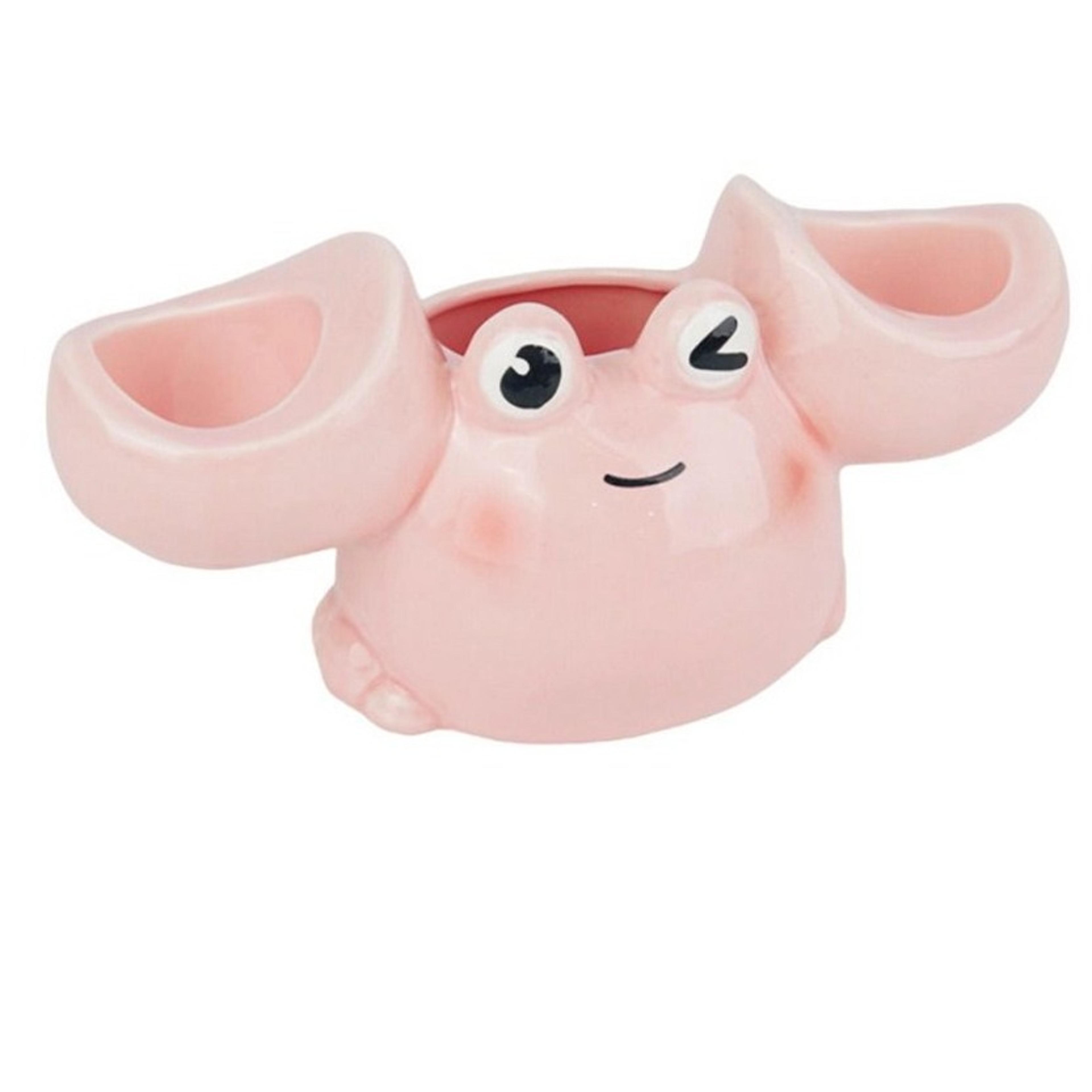 creative crab ceramic electric toothbrush holder waterproof bathroom organizer