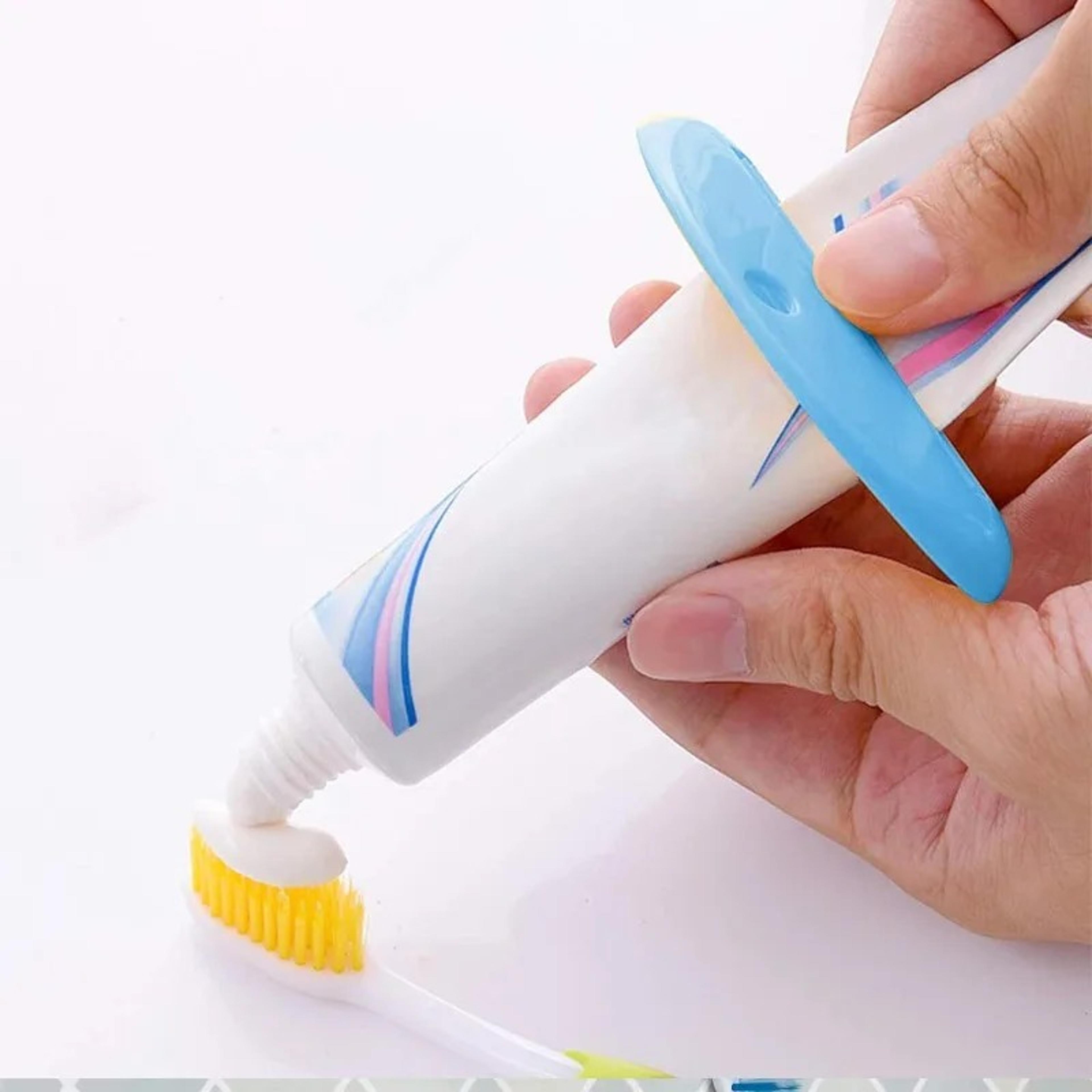 manual toothpaste squeezer tube dispenser clip space saving bathroom organizer