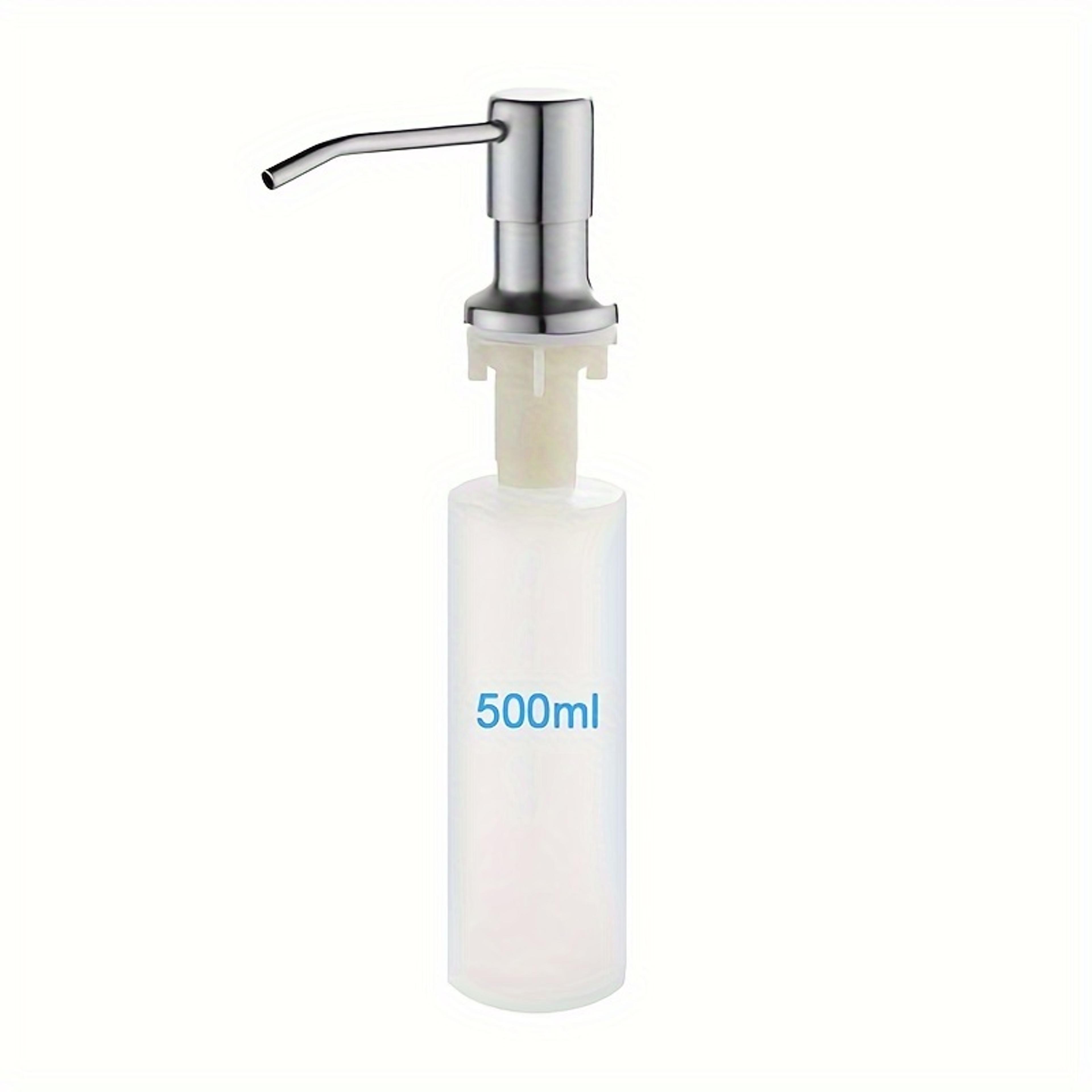built in kitchen sink soap dispenser with extension tube kit for easy countertop cleaning