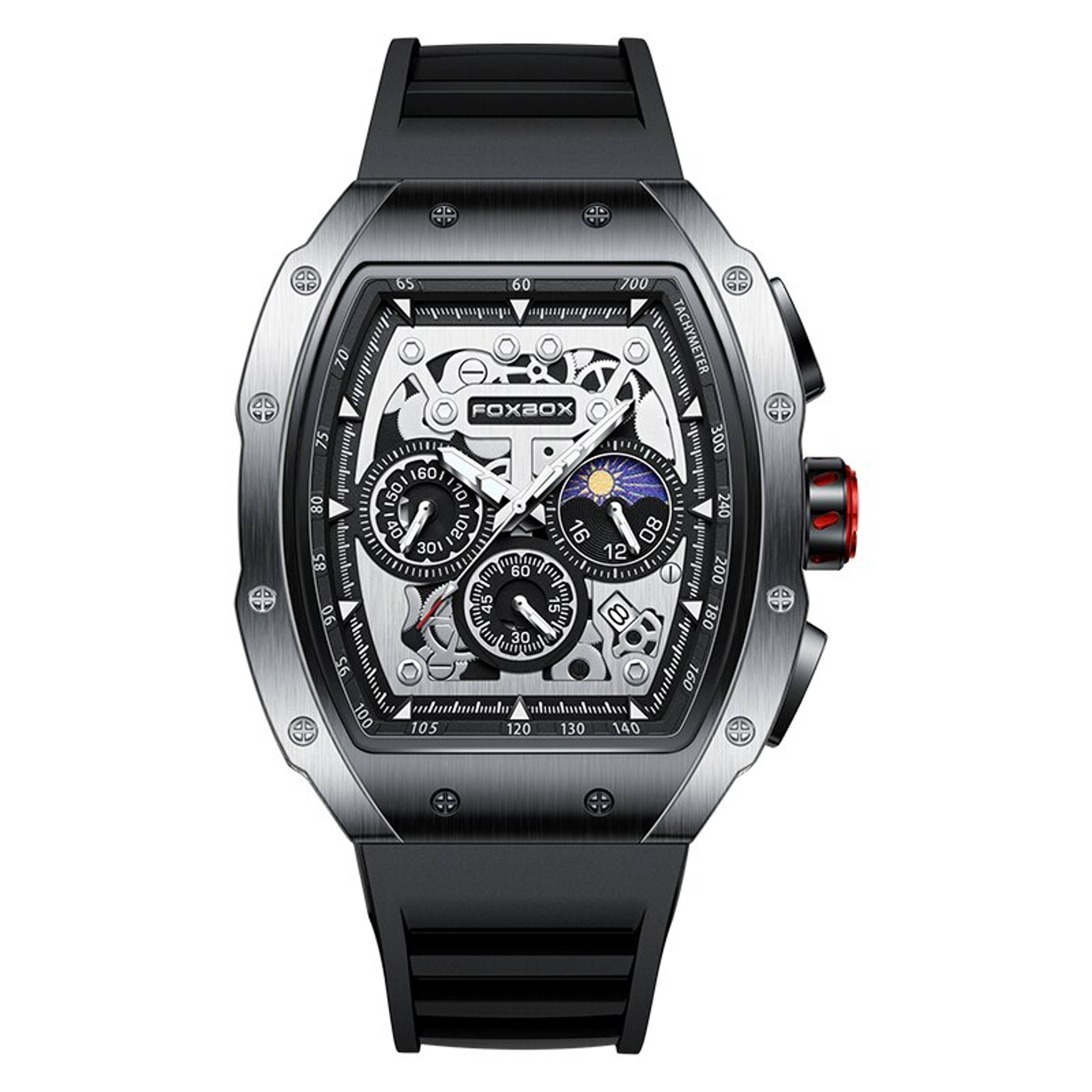 luxury military chronograph sports watch for men waterproof quartz wristwatch