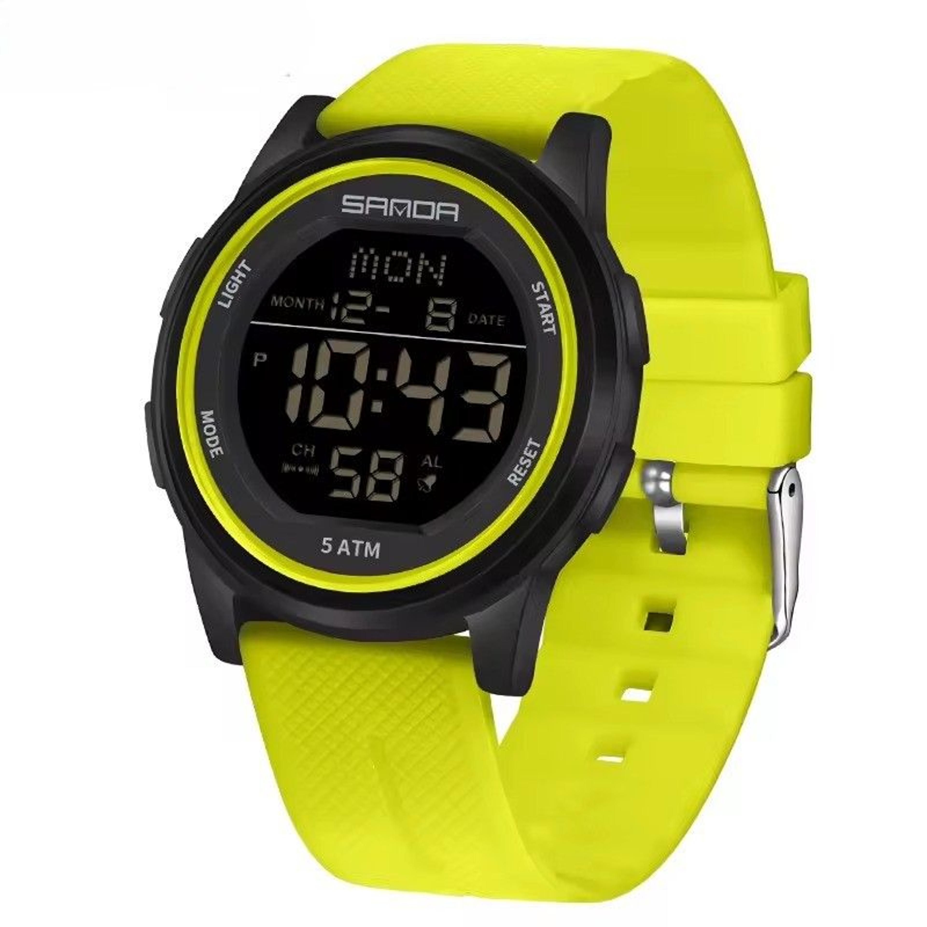 outdoor led digital sports watch for men waterproof casual youth wristwatch