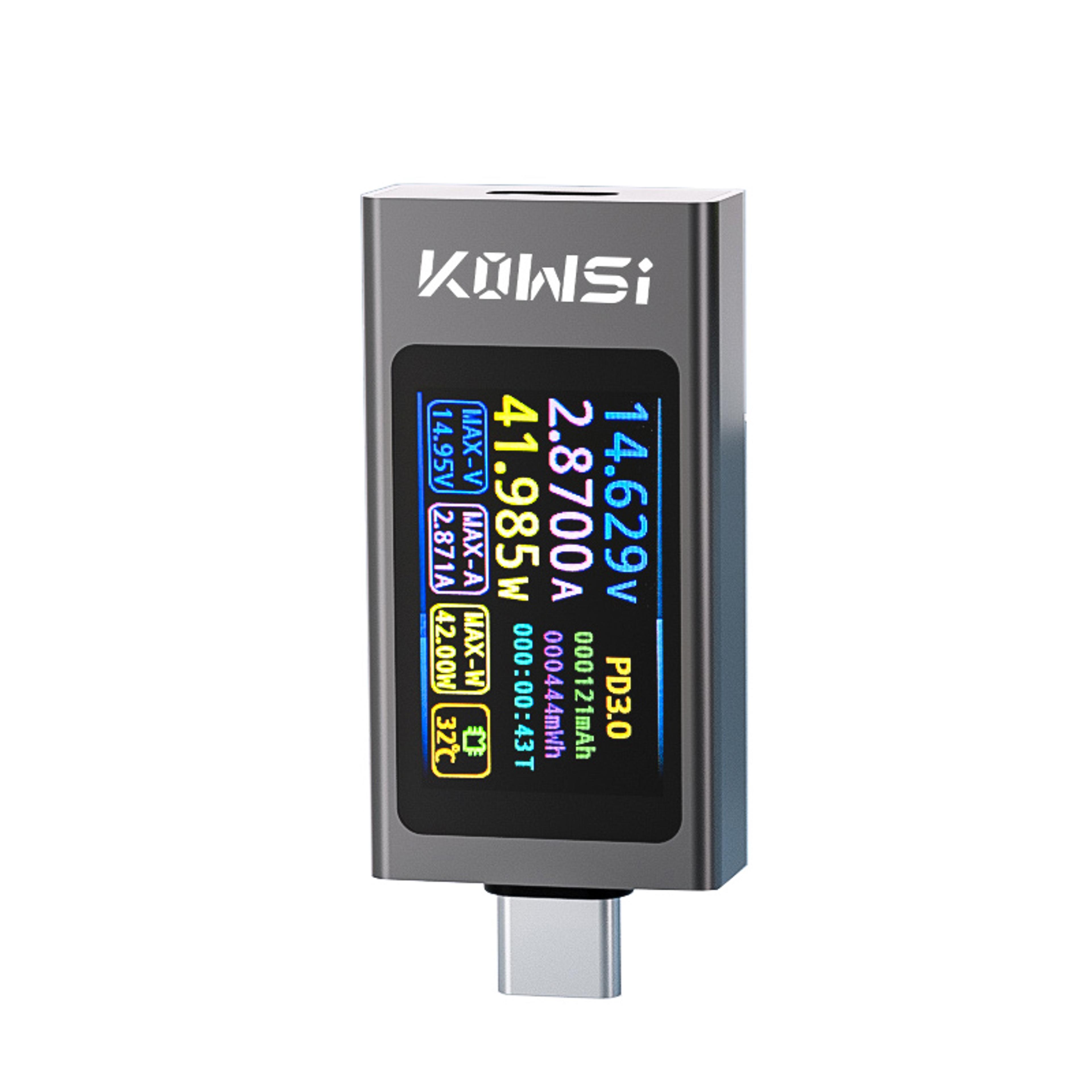 usb c power tester fast charge voltage current meter