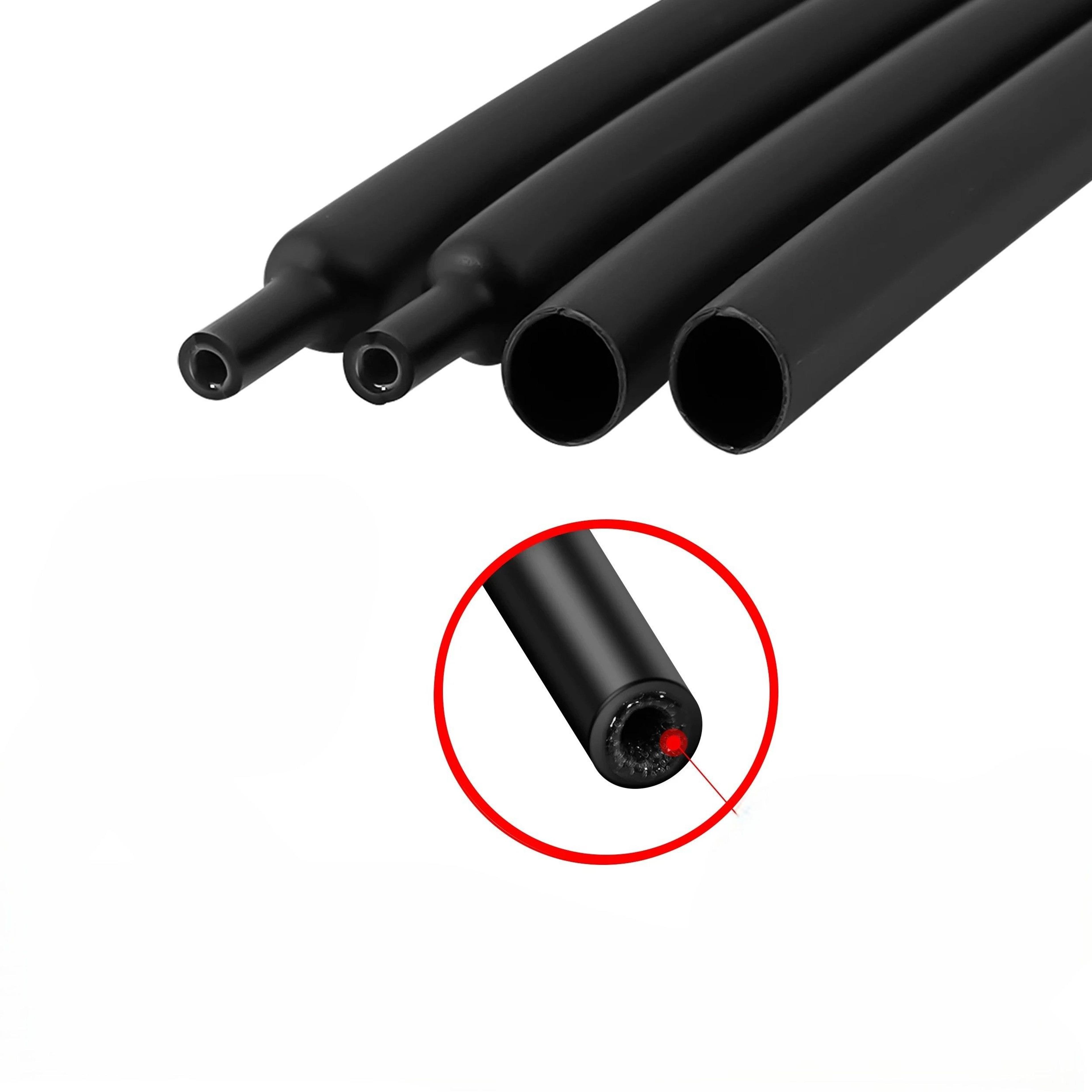 adhesive lined heat shrink tubing for waterproof wire protection
