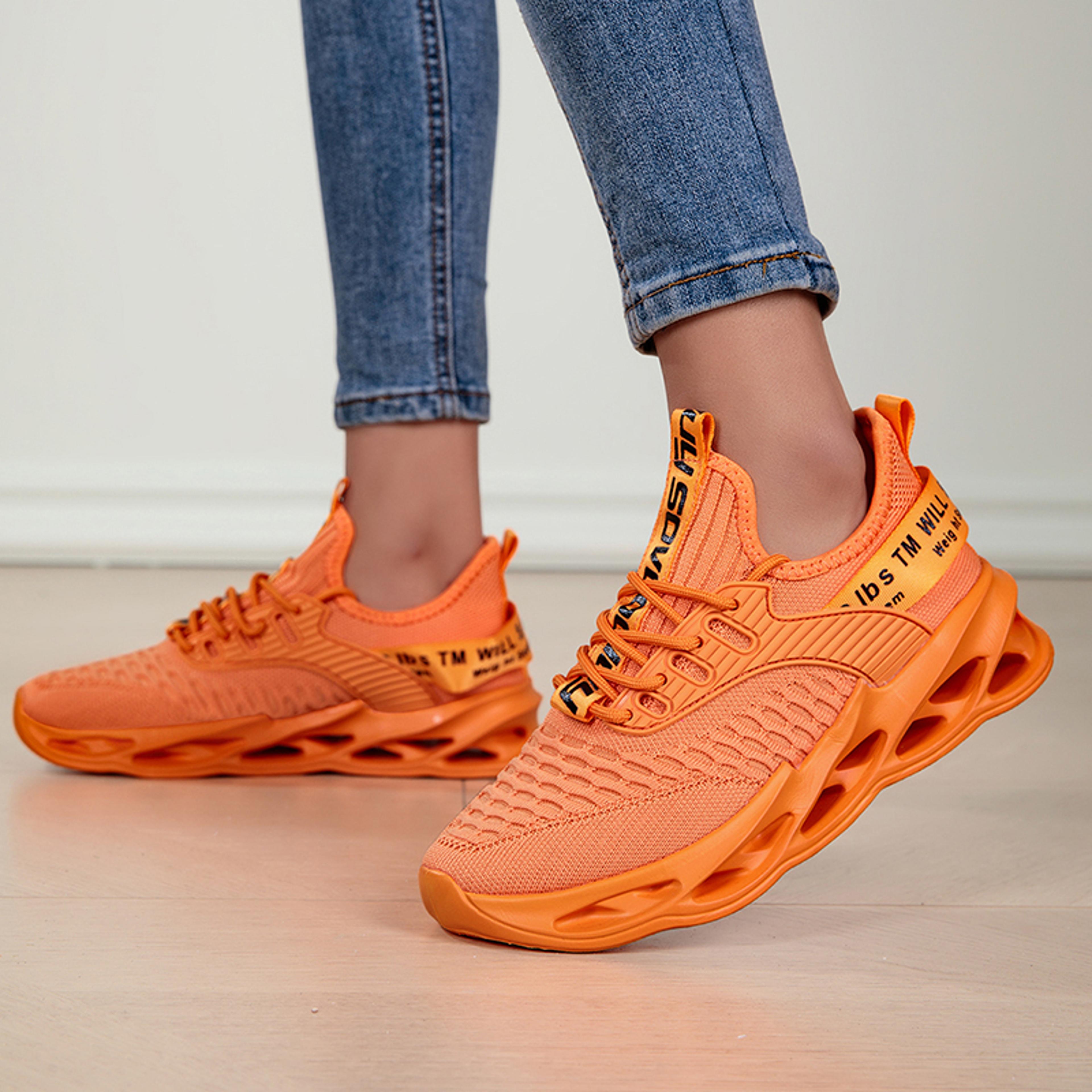 women platform sneakers breathable walking sport shoes