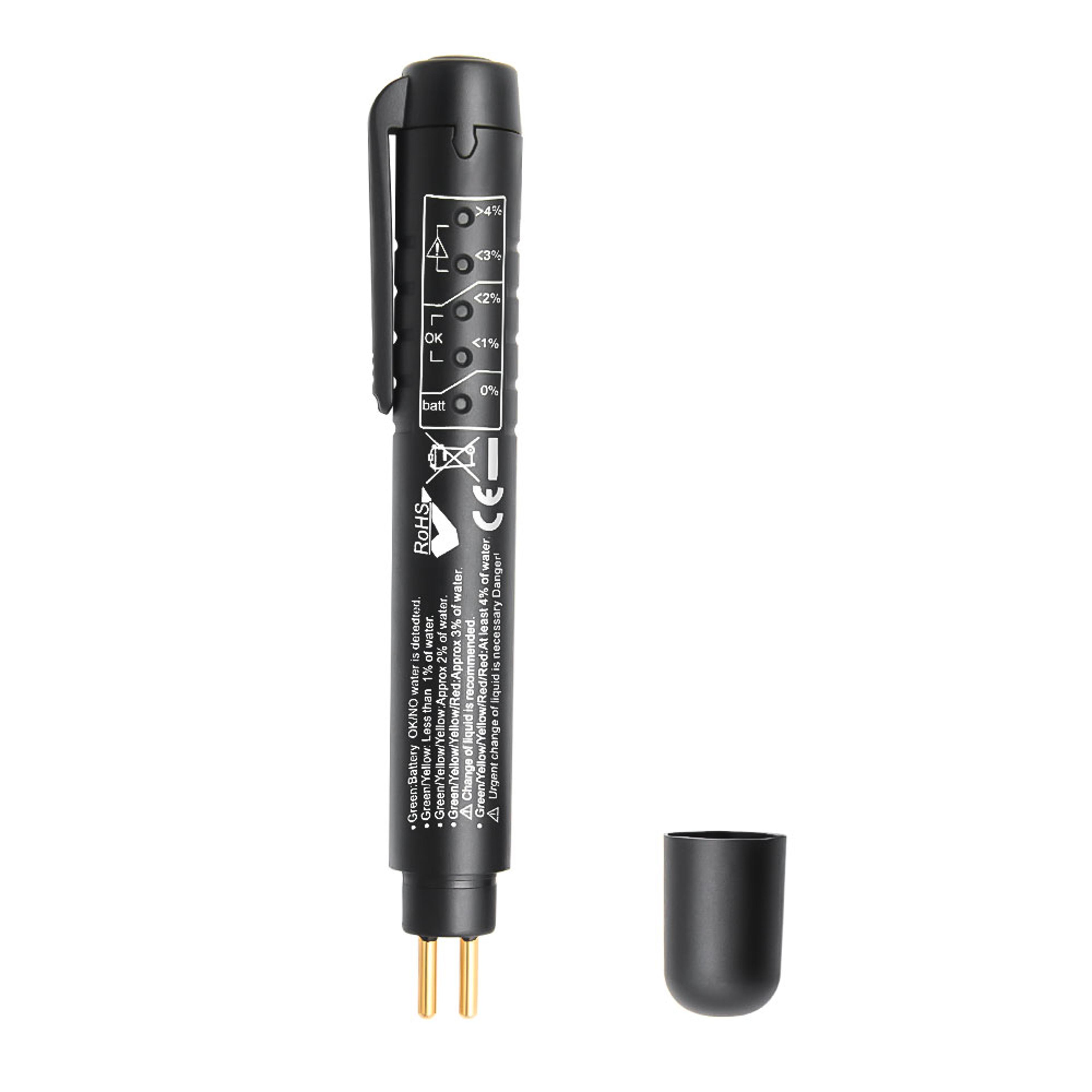 led brake fluid tester pen for automotive moisture and quality check