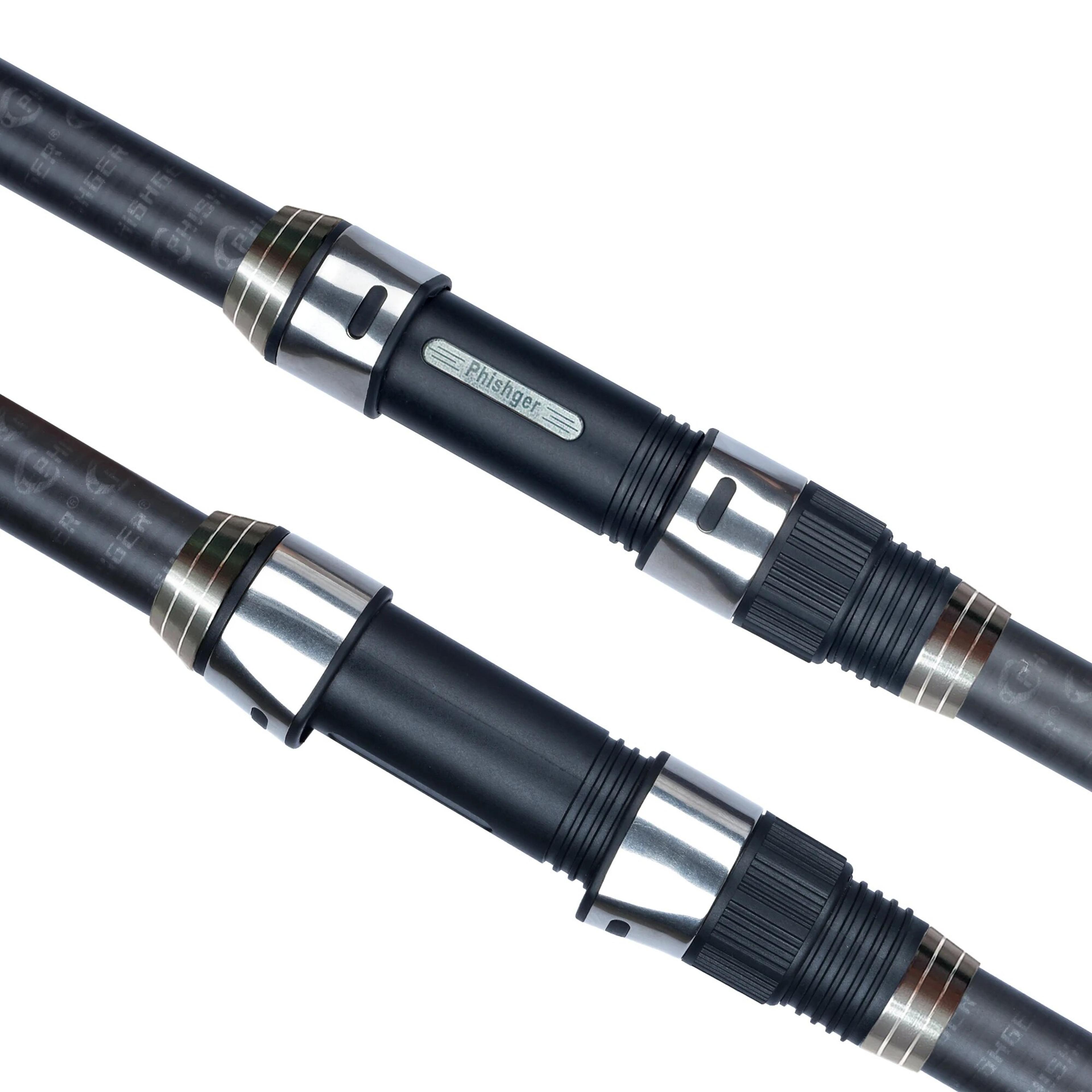 carbon telescopic surf fishing rod for long distance shore casting