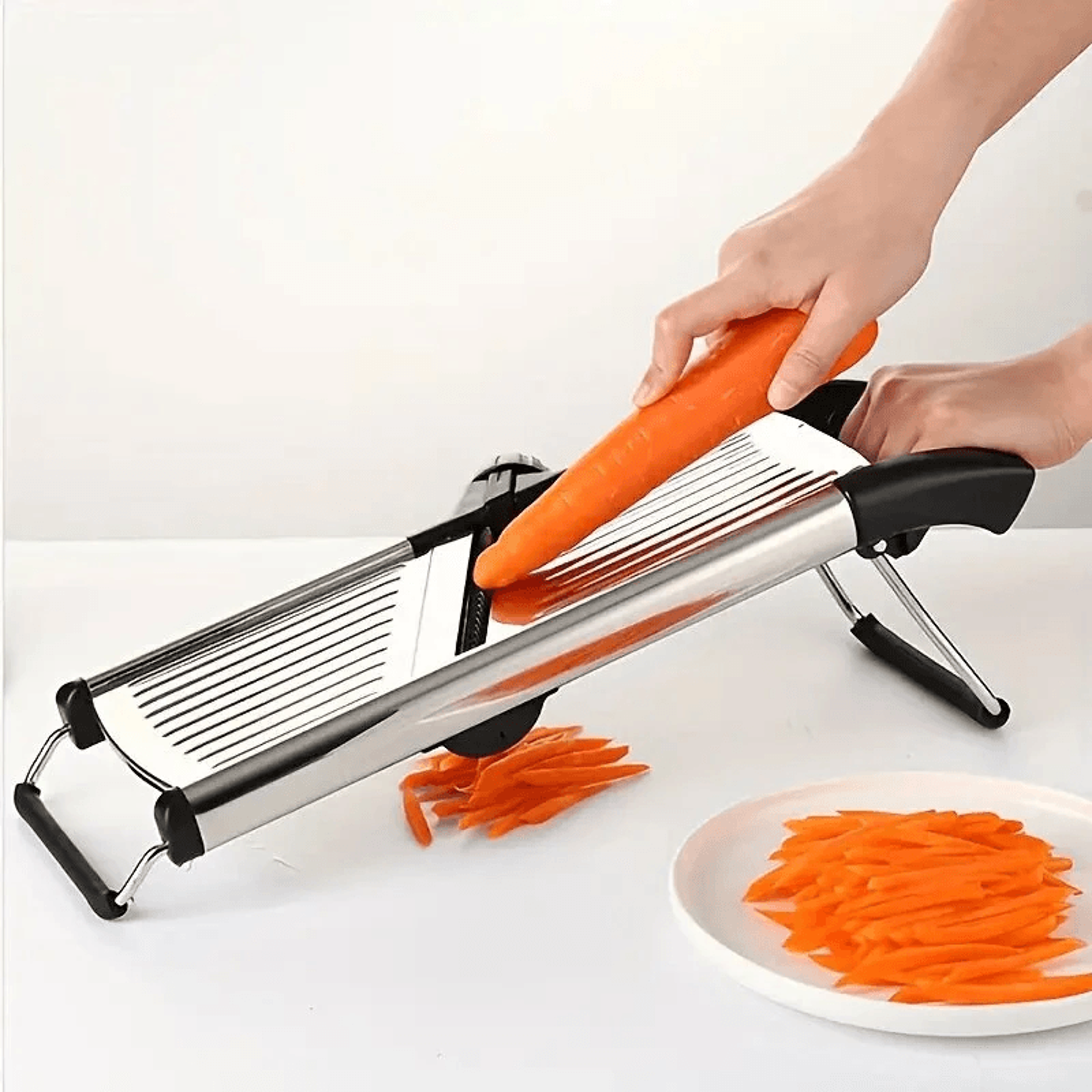 adjustable mandoline vegetable slicer stainless steel food cutter and grater