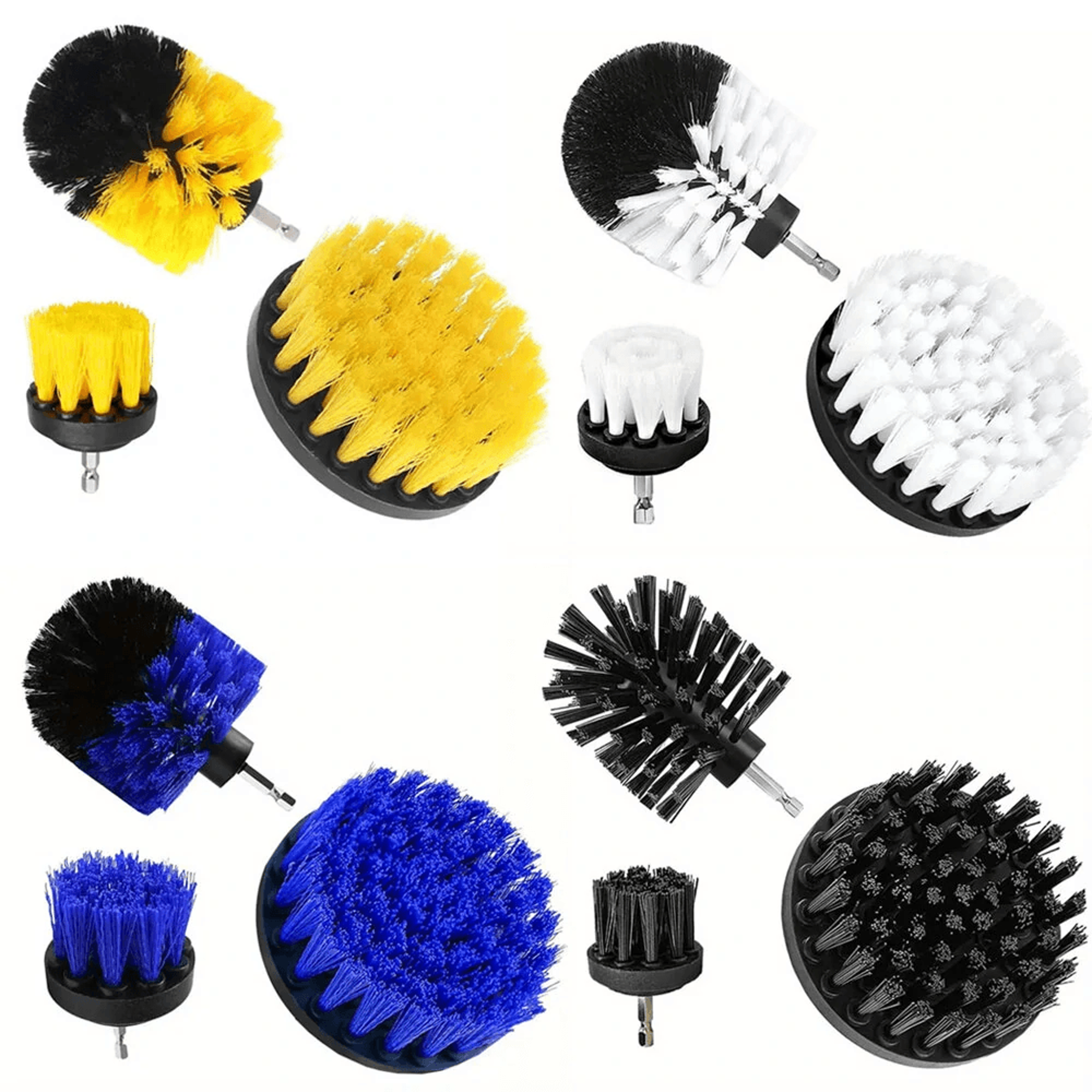 drill brush set power scrubber cleaning kit for grout tile tub and kitchen