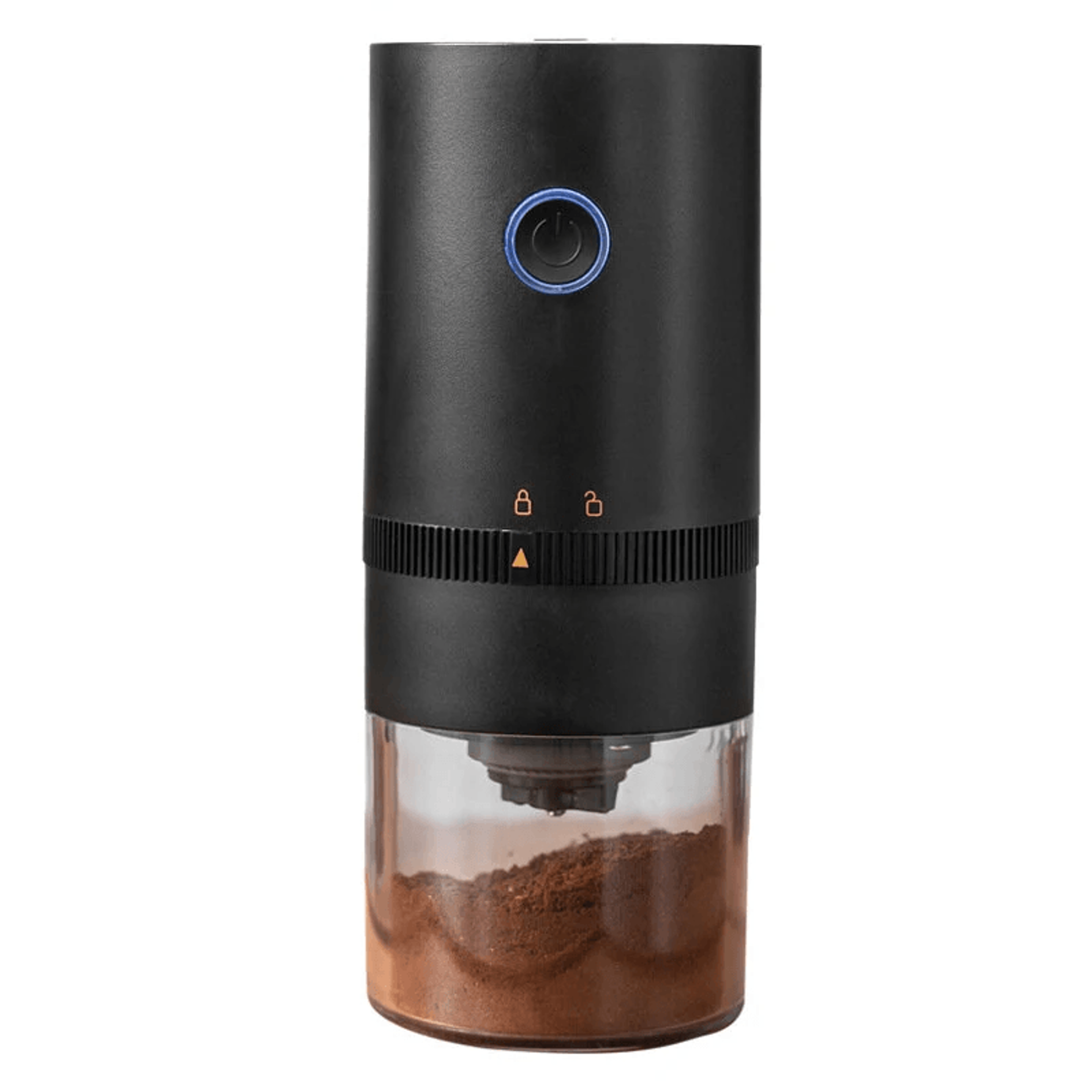 portable electric coffee grinder with conical ceramic burr and usb rechargeable design