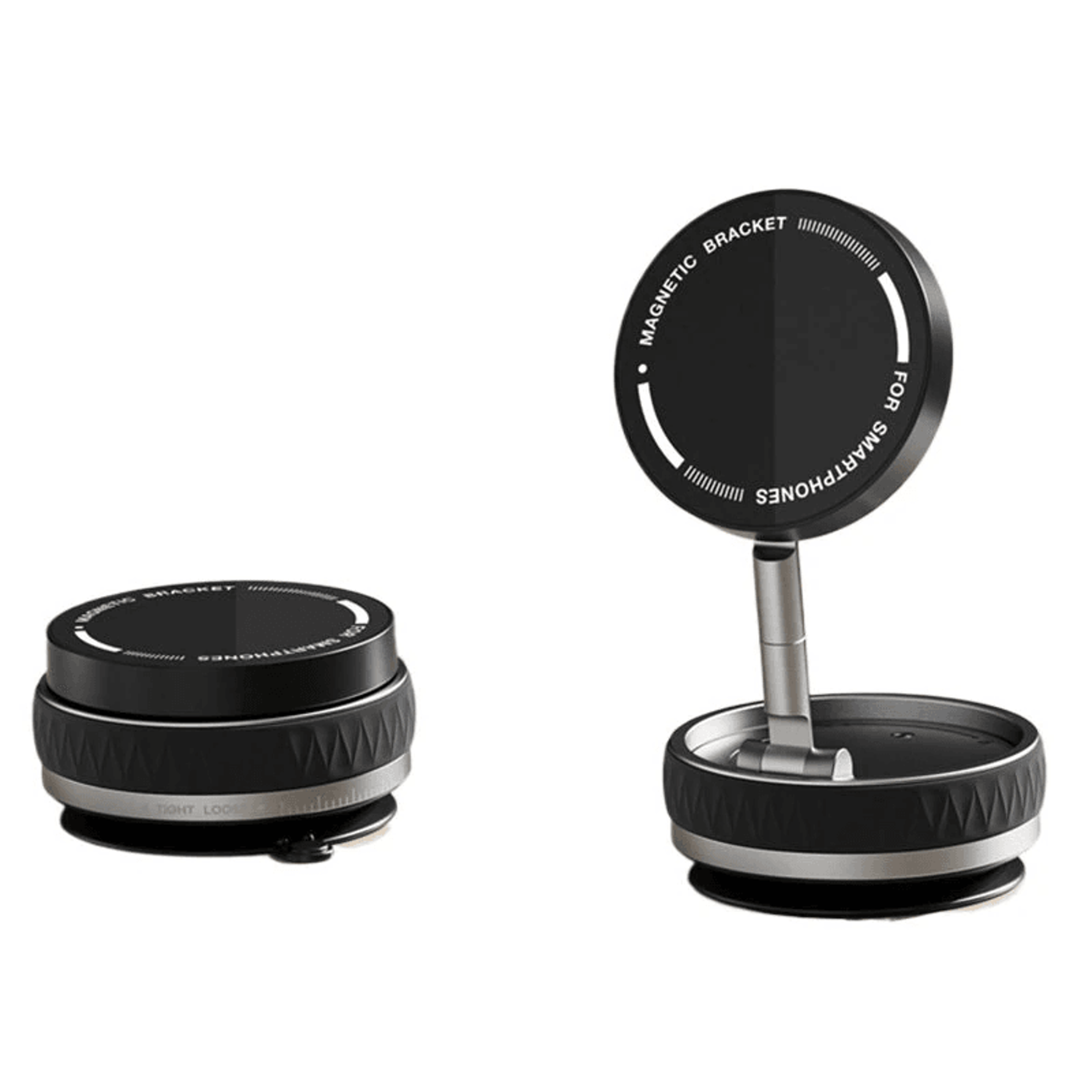 adjustable magnetic car phone holder with vacuum suction cup