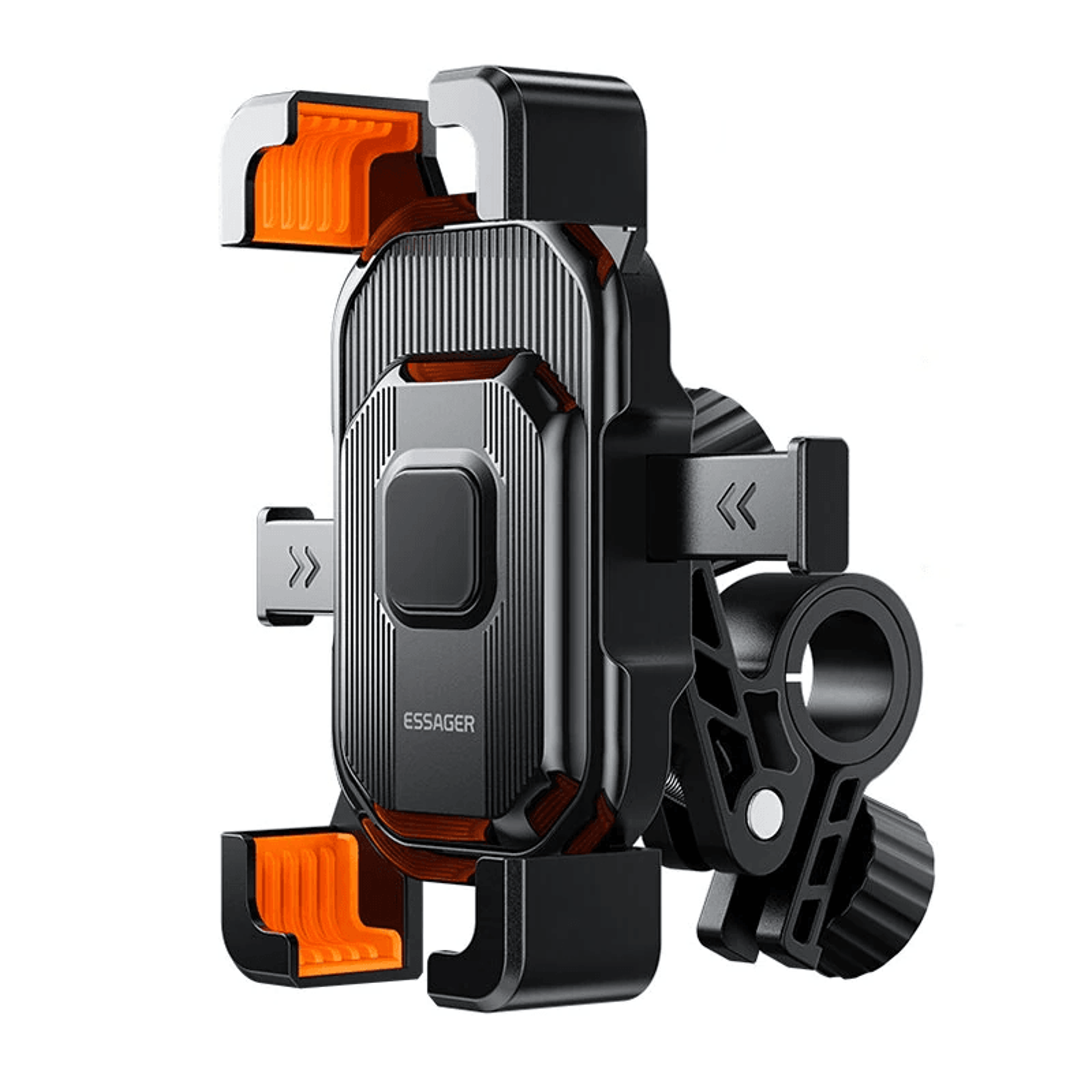 universal bike phone holder rotating shockproof handlebar and mirror mount