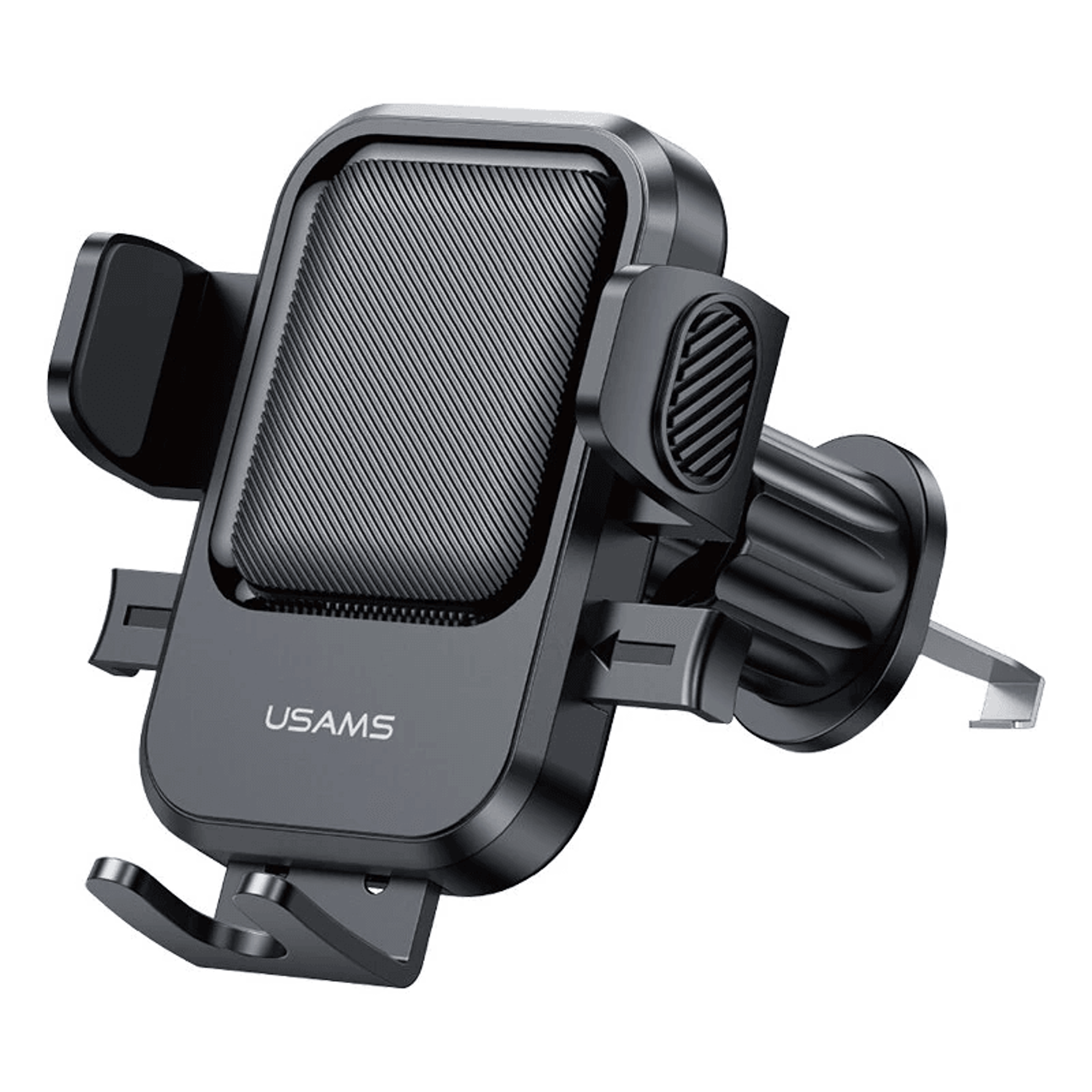 one touch air vent car phone holder with auto lock and rotation