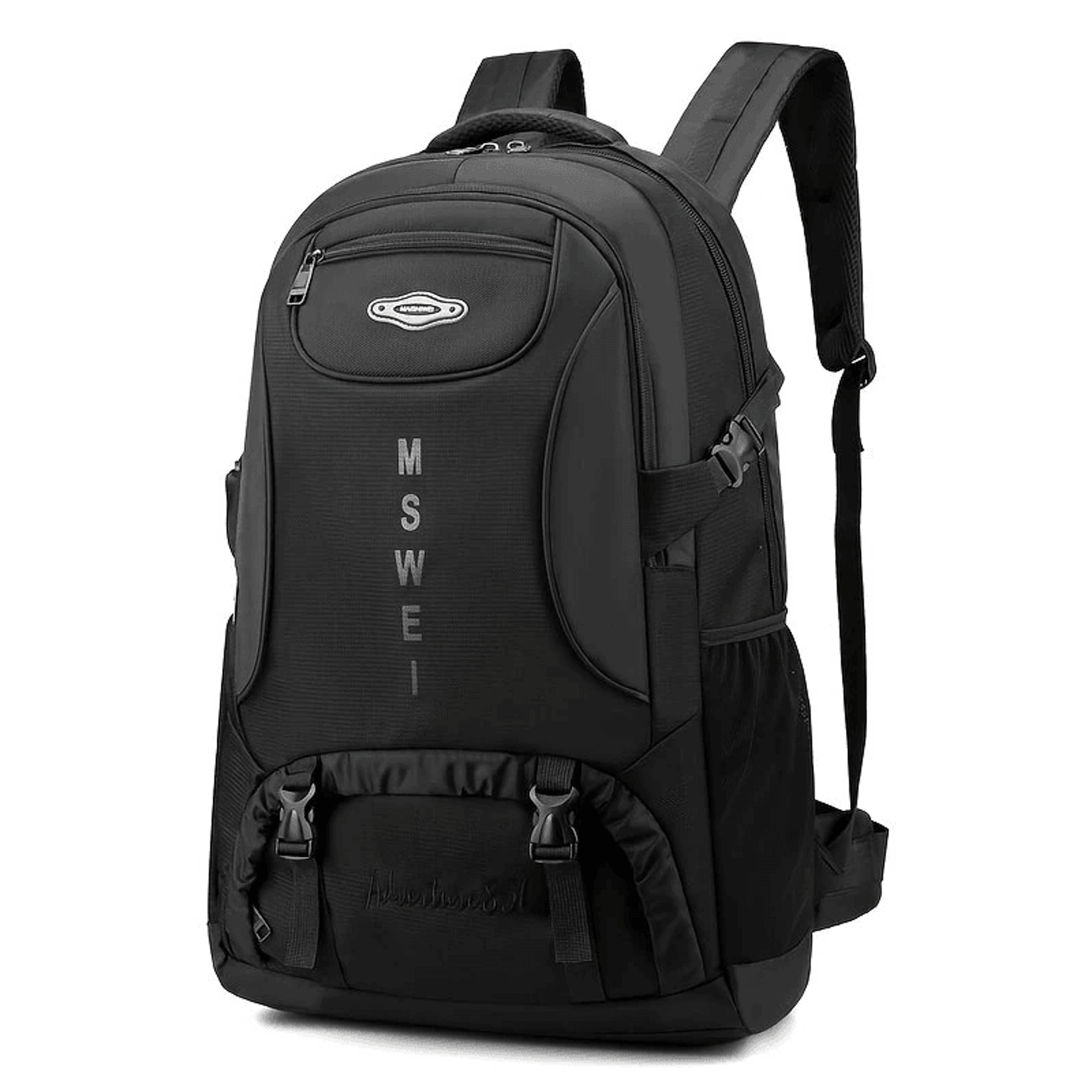 large capacity travel laptop backpack with usb port and water resistant oxford fabric