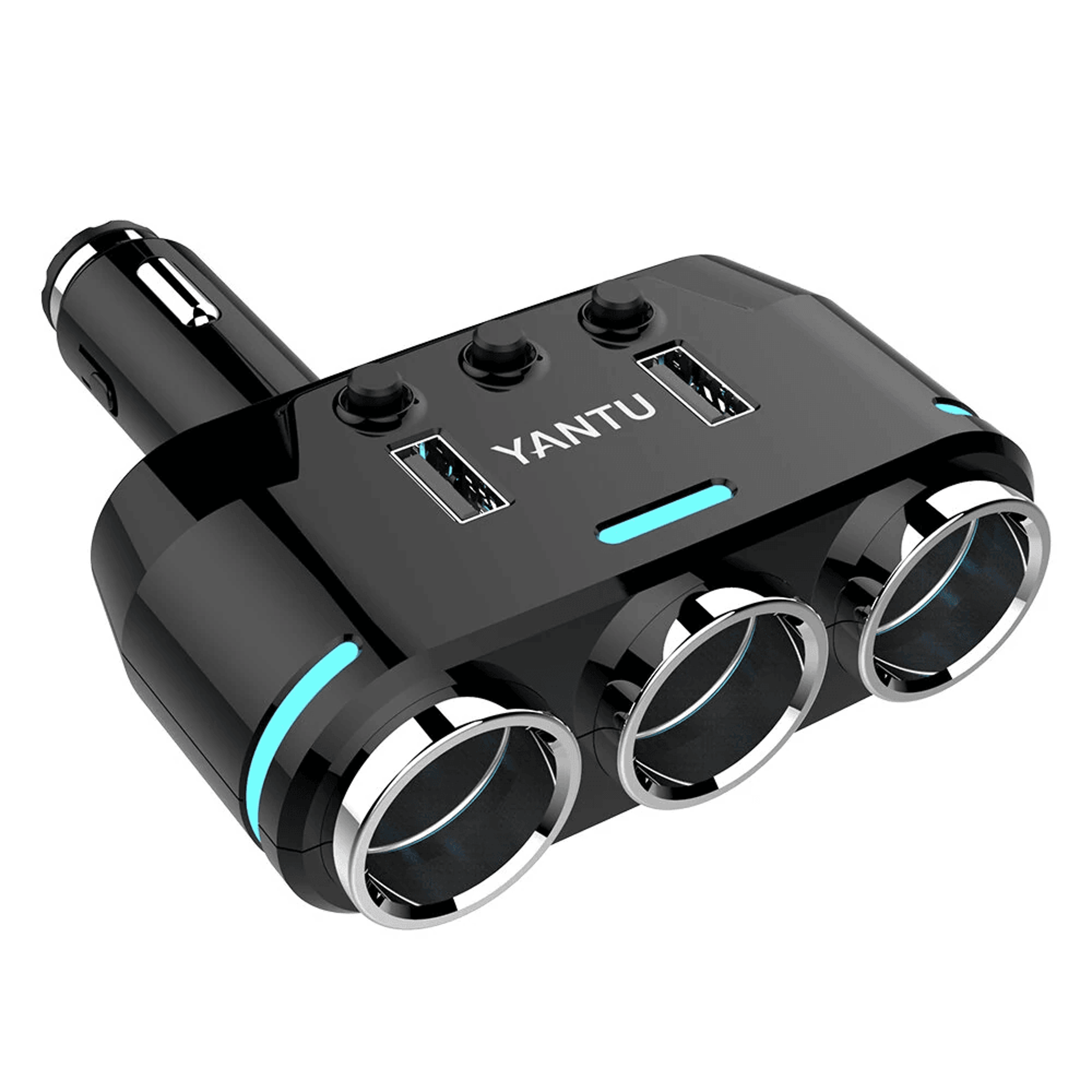 dual usb car charger socket fast charging power adapter