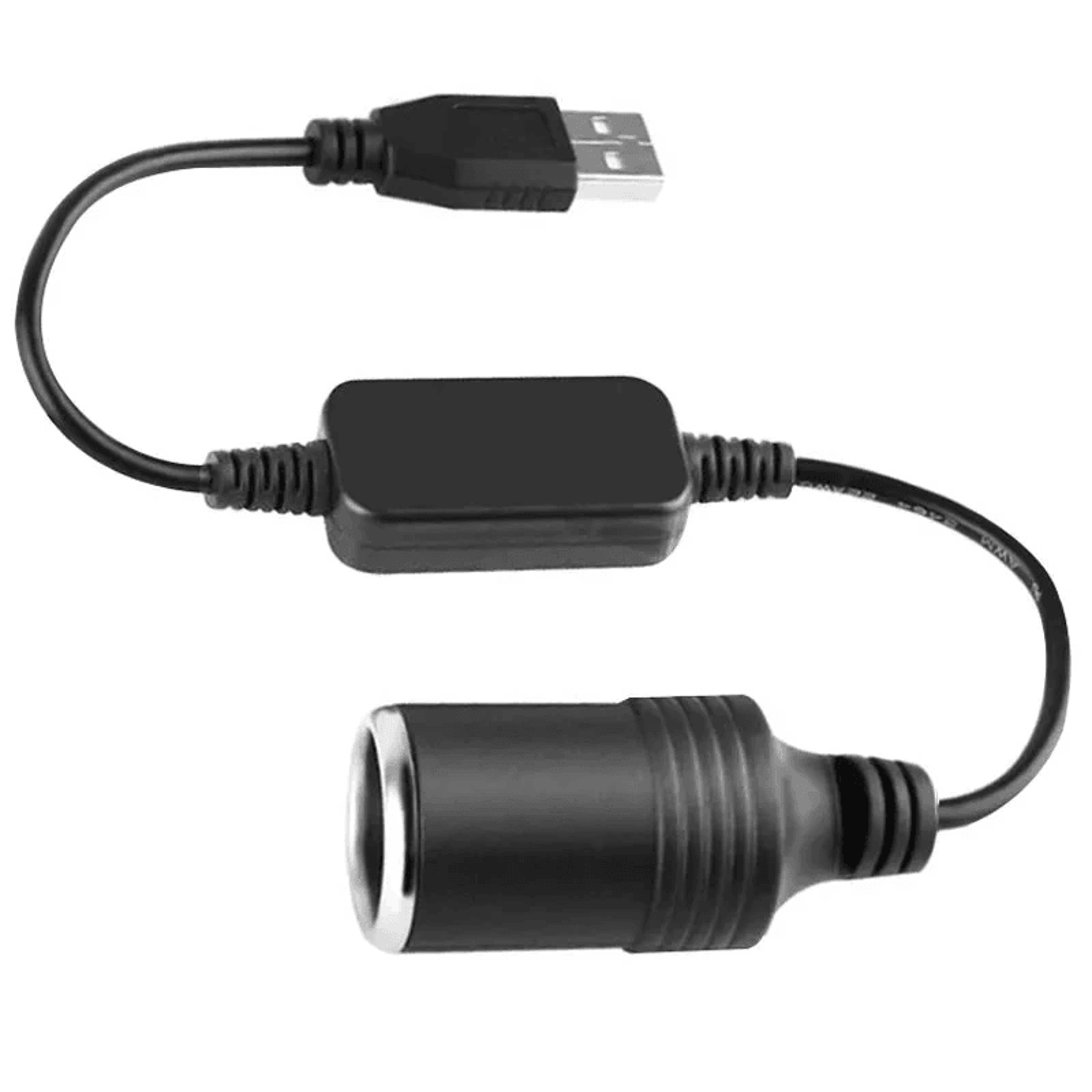 usb to car socket adapter portable power converter cable for dash cams and car electronic