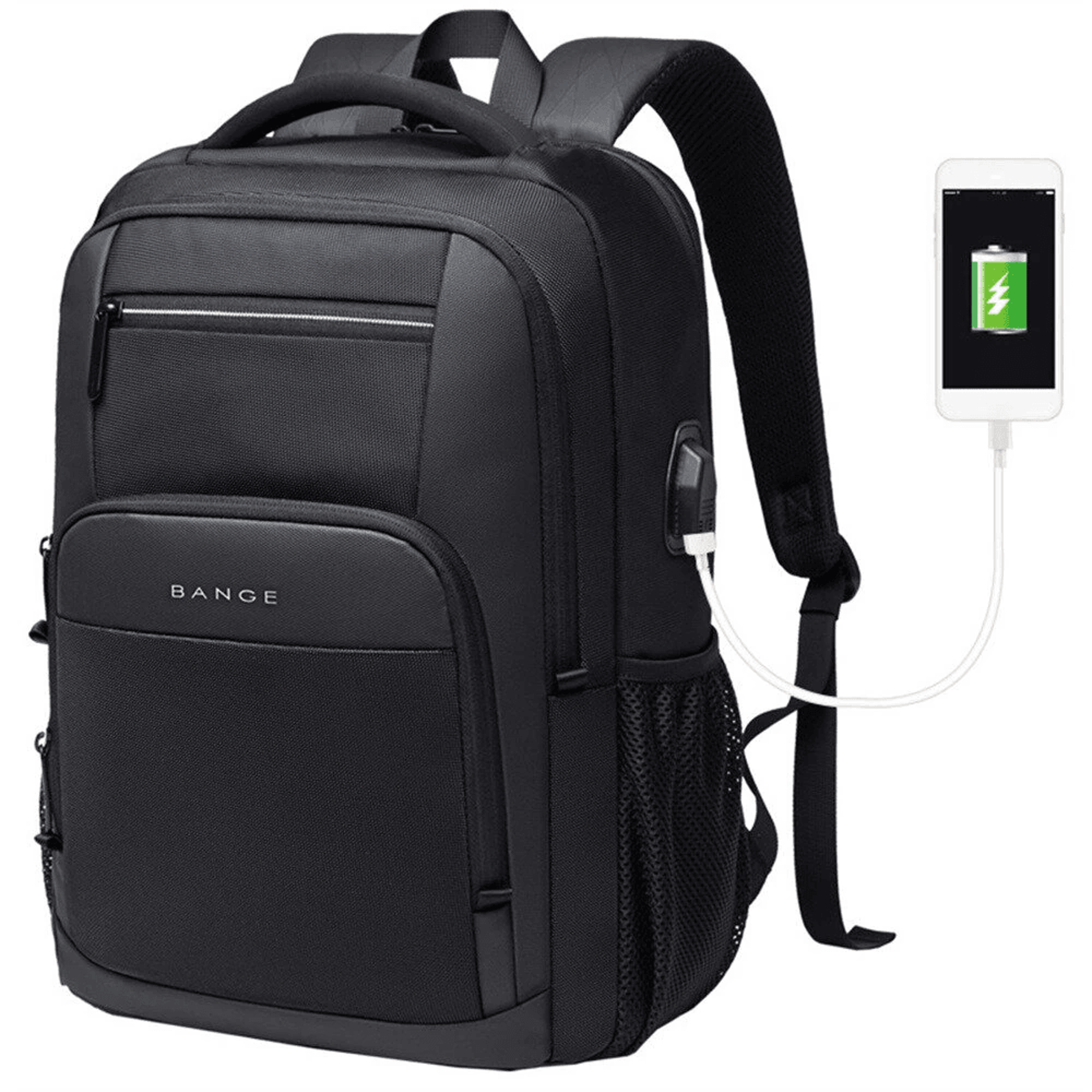 large capacity laptop backpack with usb charging for travel and work