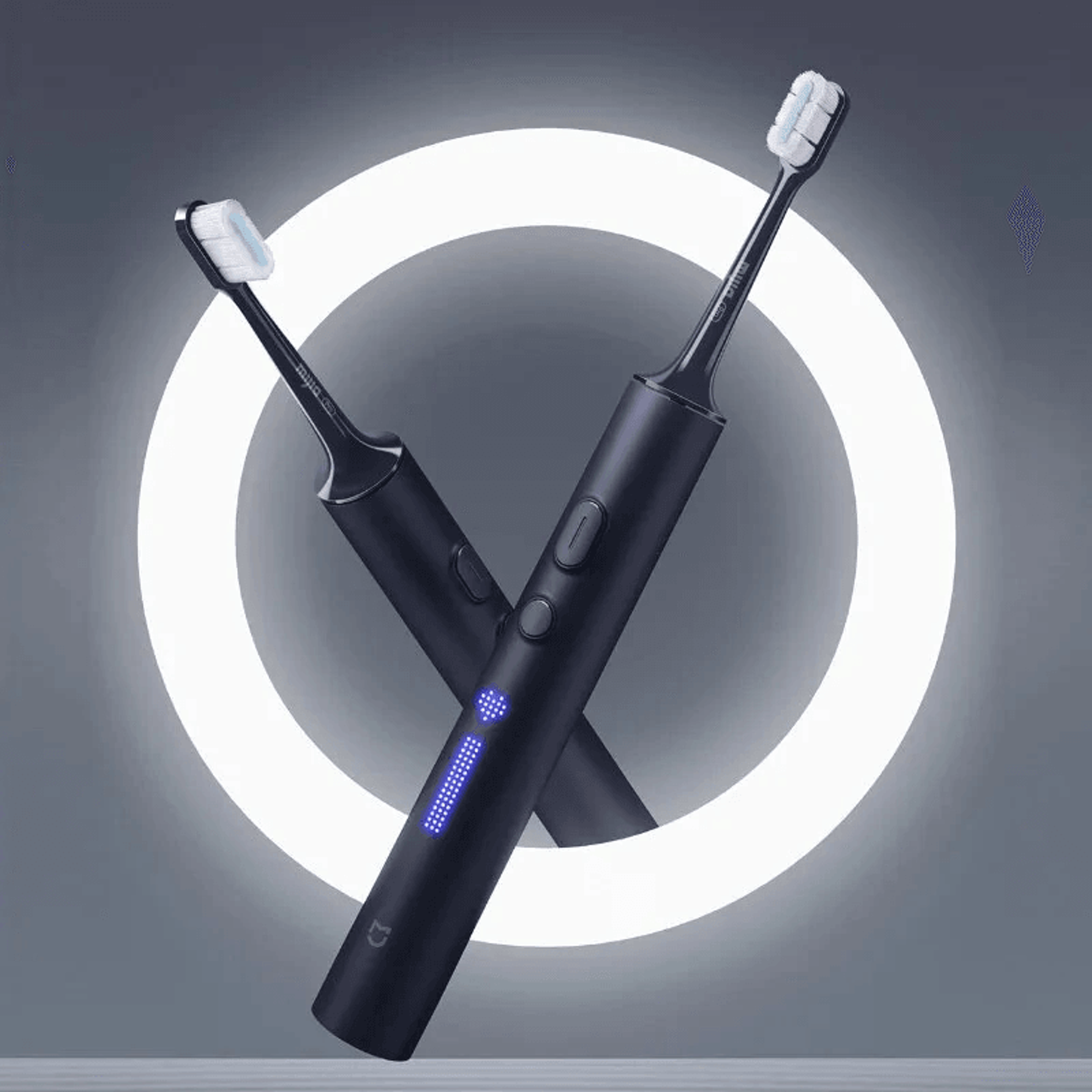 smart sonic electric toothbrush with led display wireless charging and pressure reminder