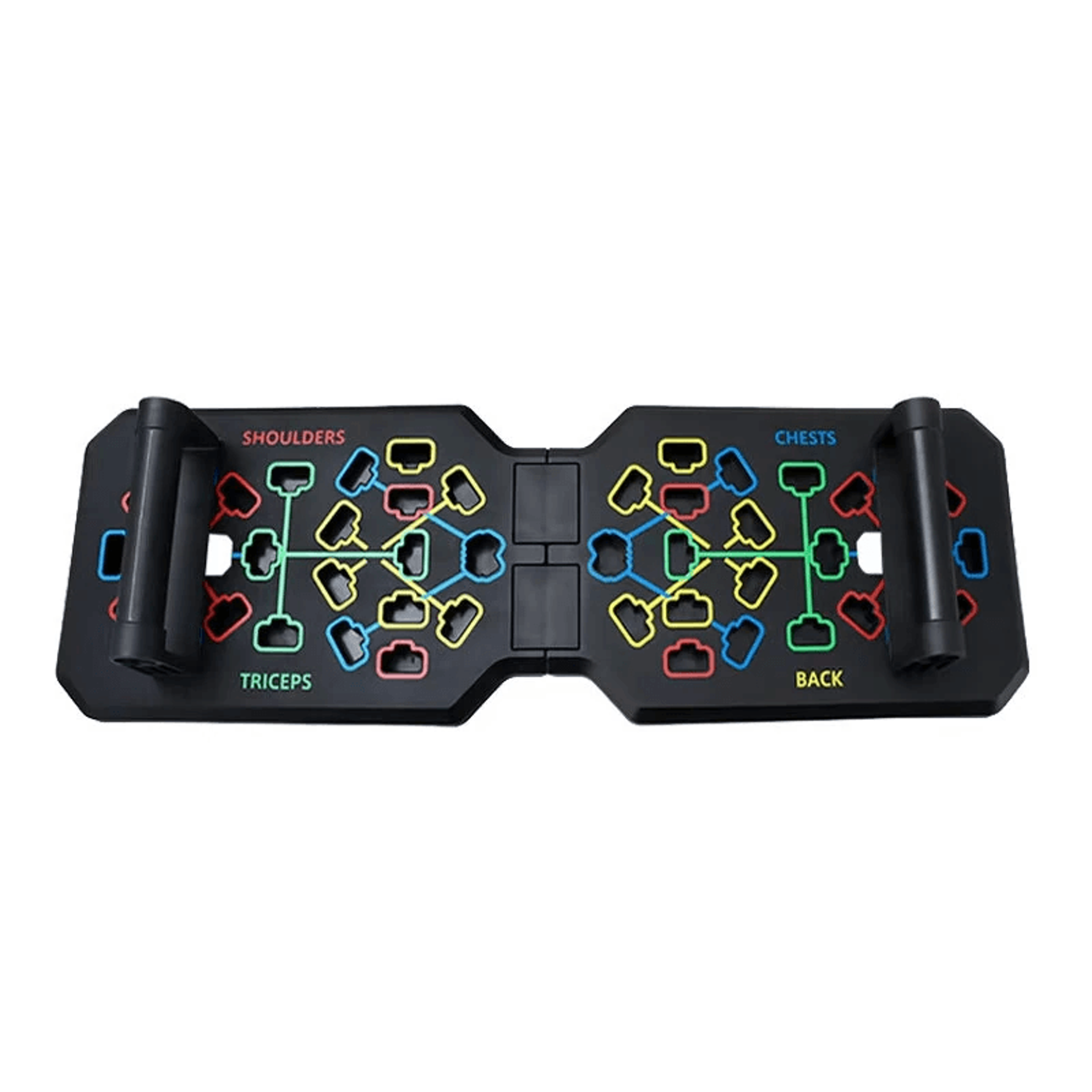 foldable push up board multi grip upper body home workout trainer