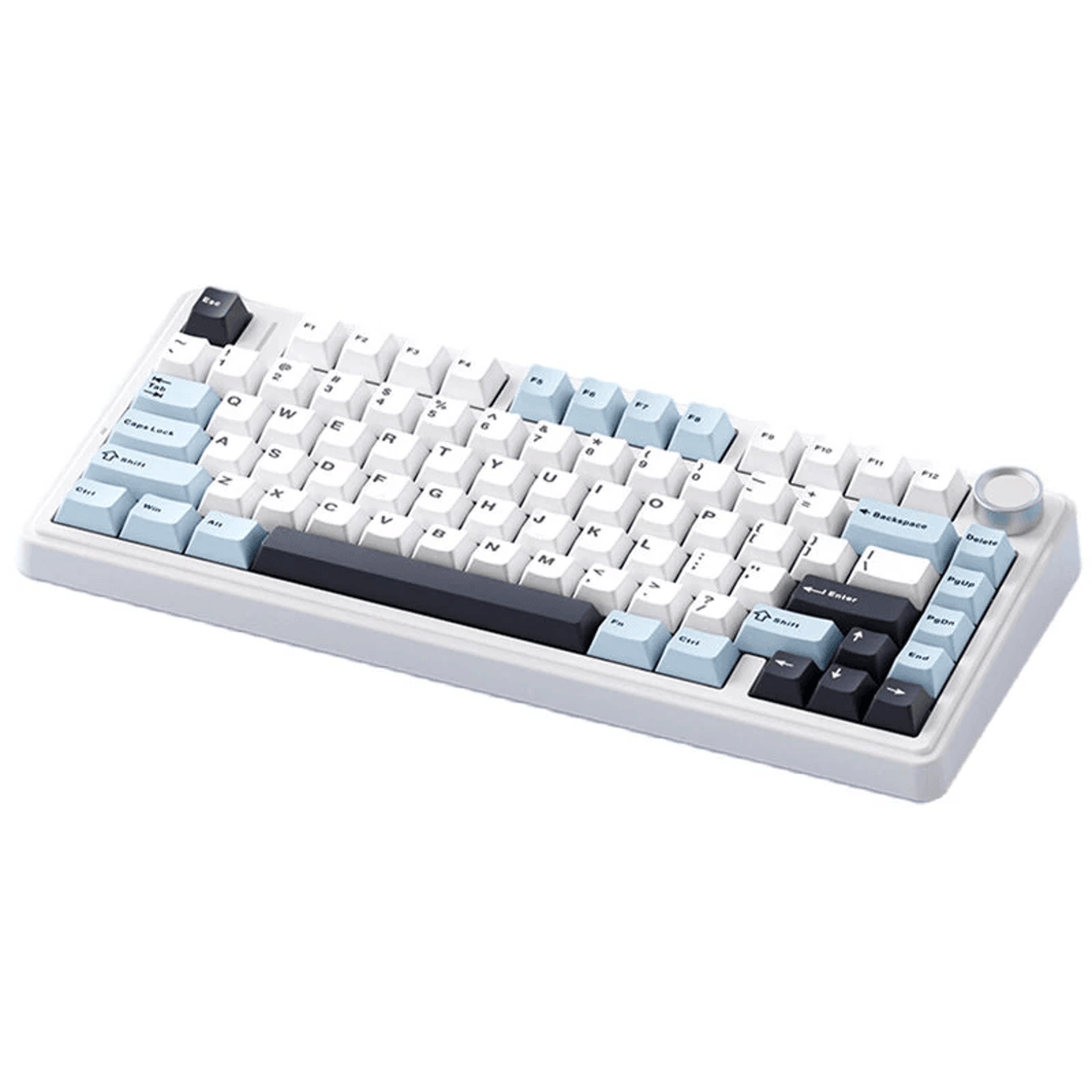 tri mode wireless mechanical gaming keyboard with rgb hot swap keys and gasket mount