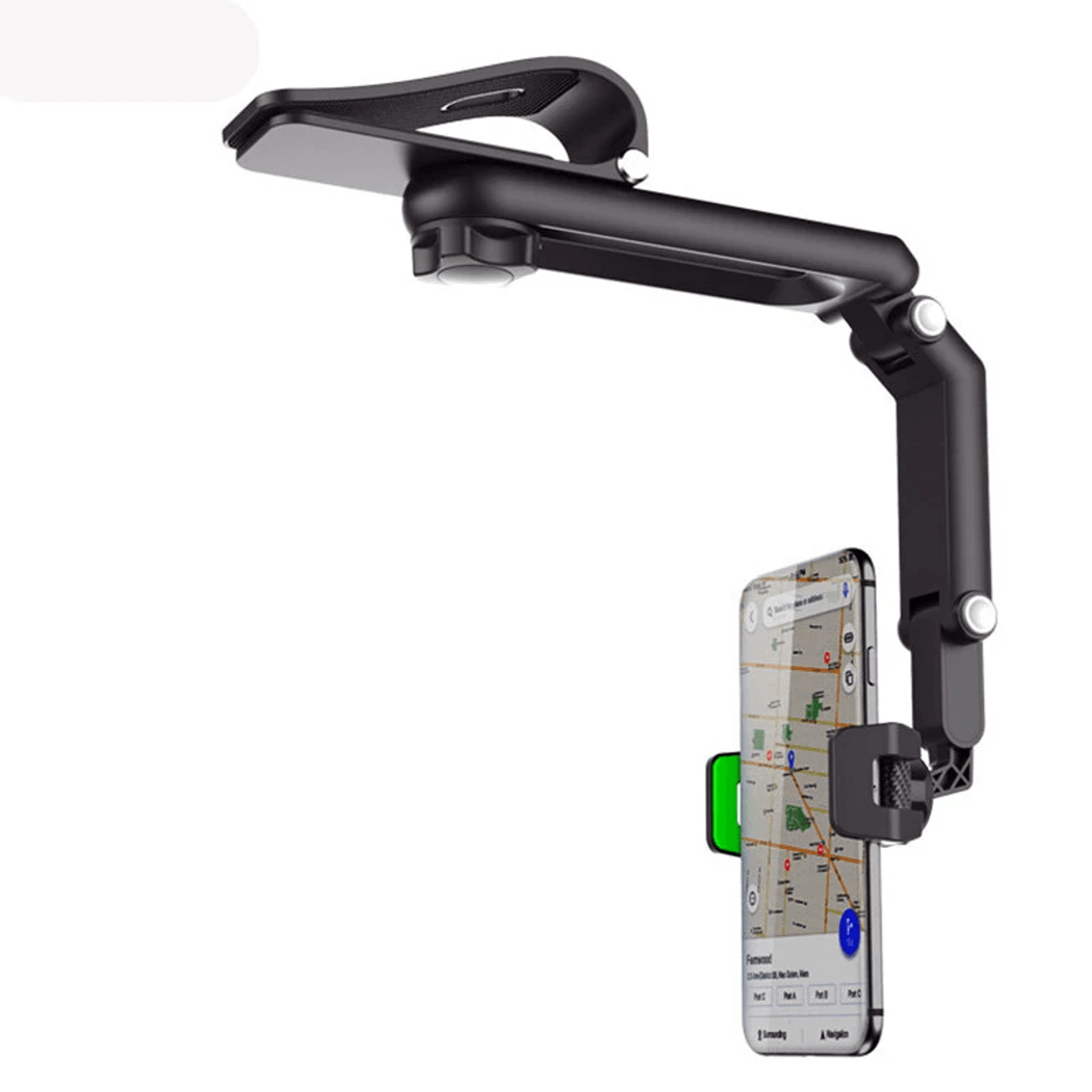rotating sun visor car phone holder adjustable universal phone mount