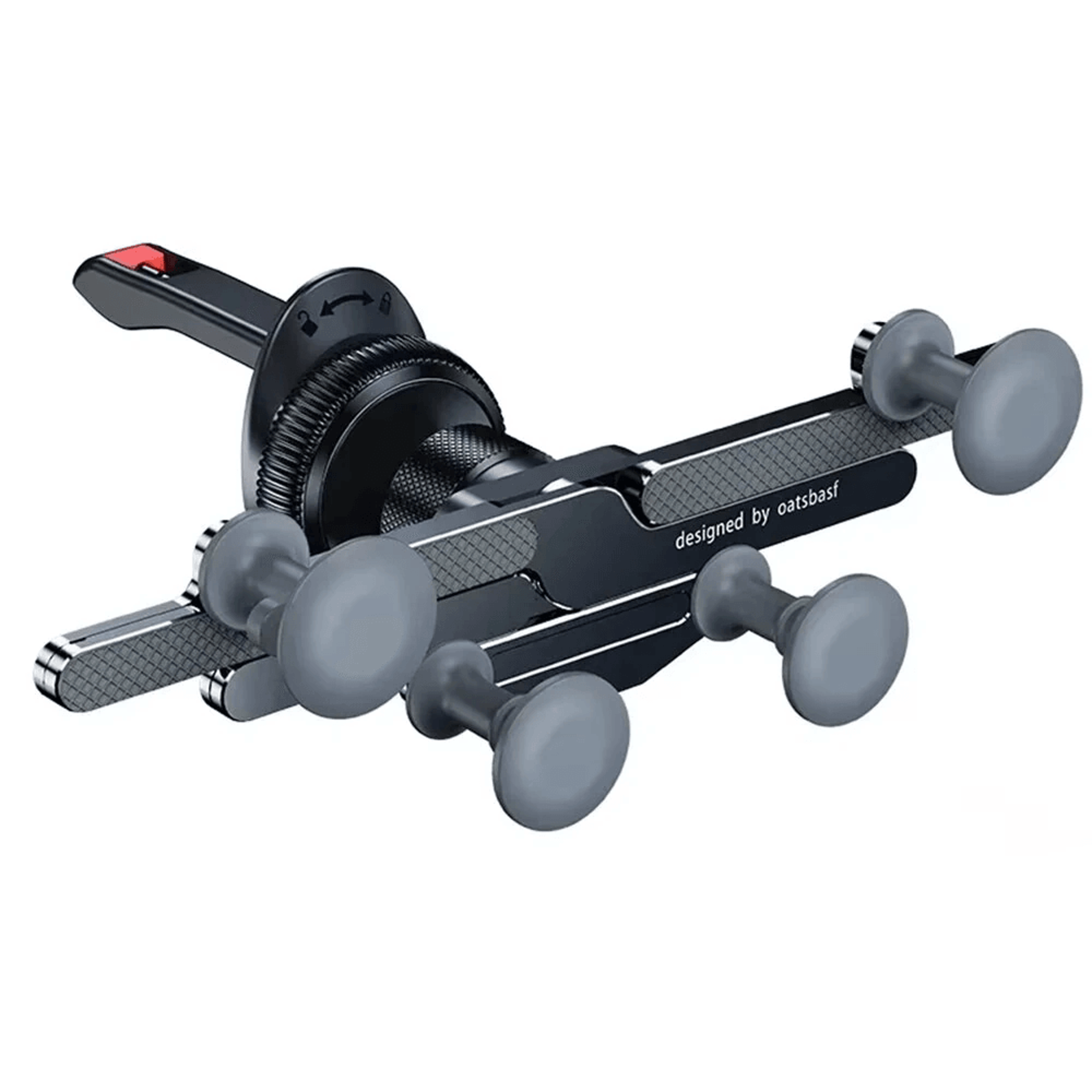 universal rotating car phone holder foldable air vent mount